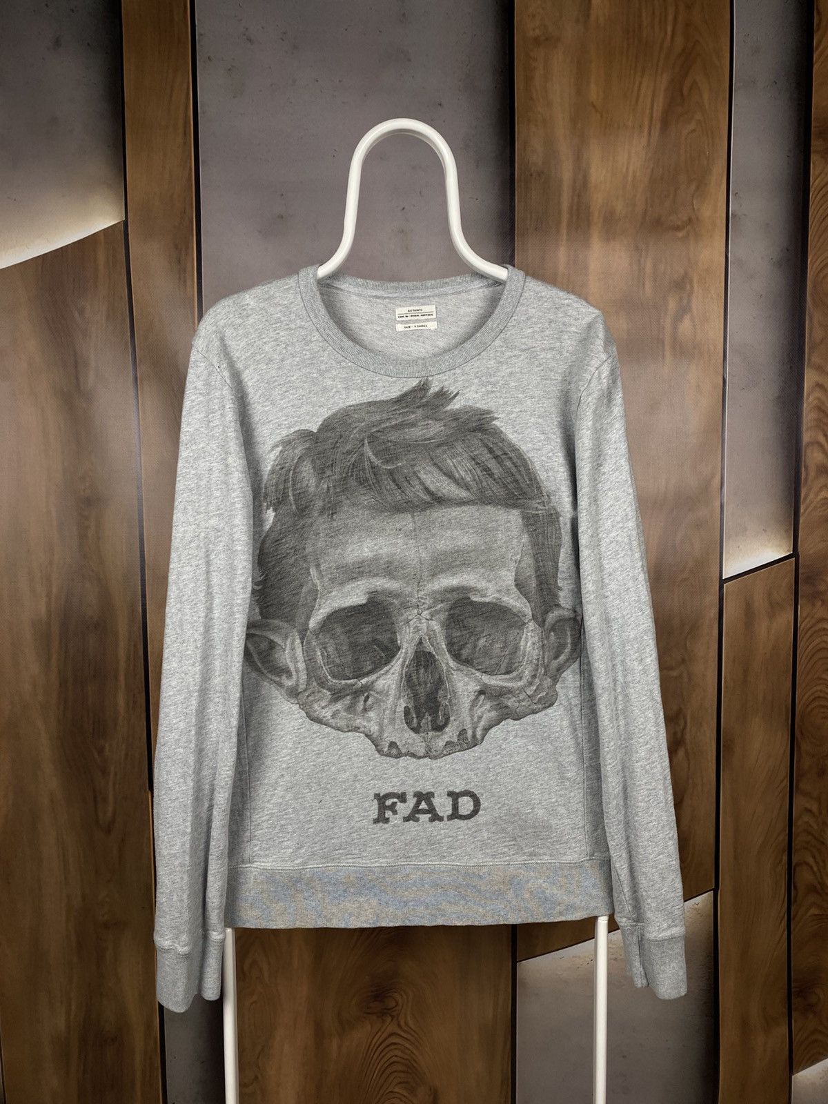 Allsaints 💀Vintage 90s Sweatshirt Allsaints Skeleton Fad Logo Tee💀 Size US XS / EU 42 / 0 - 1 Thumbnail