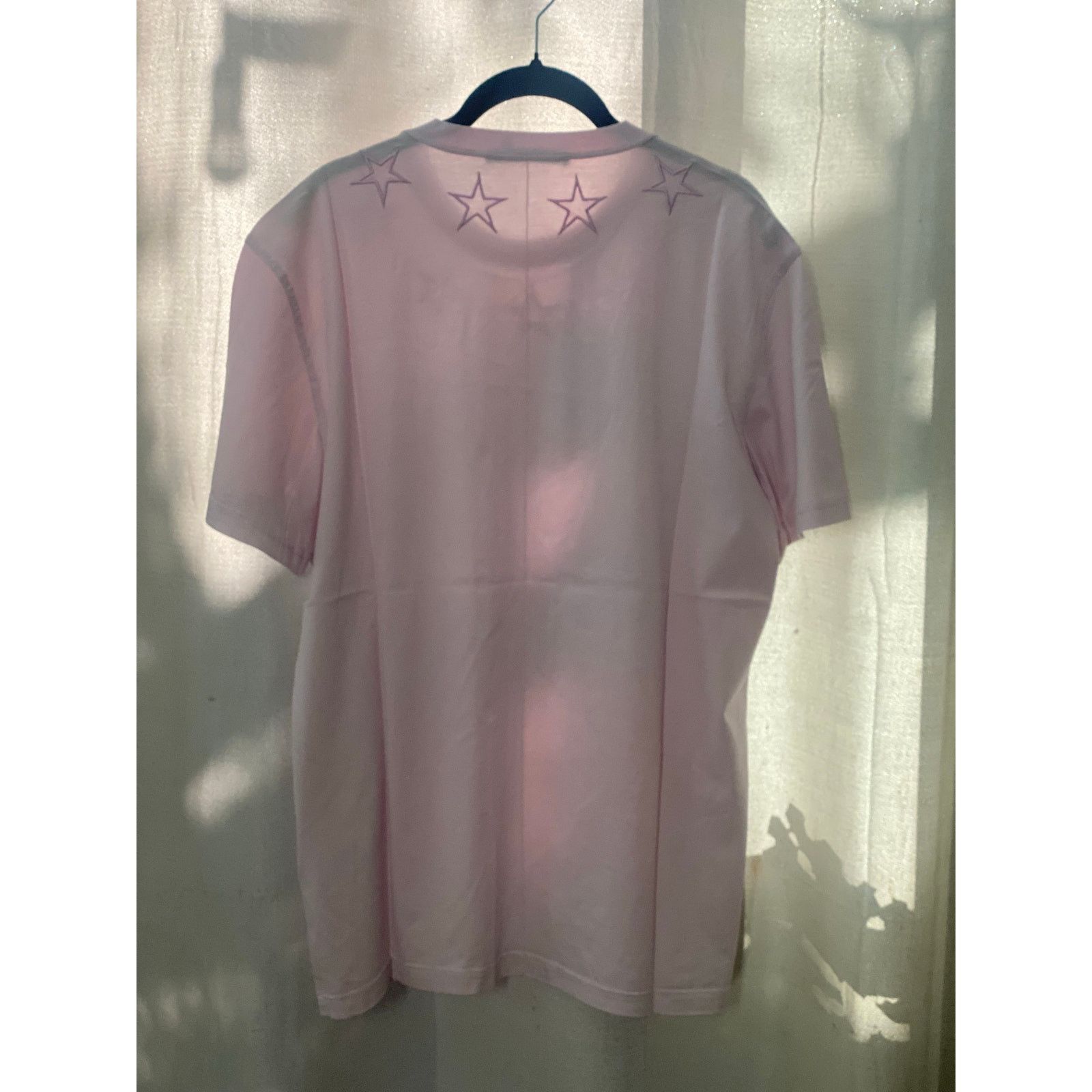 Givenchy Givenchy Star Embroidered Neck Tee m L Size US L / EU 52-54 / 3 - 7 Thumbnail