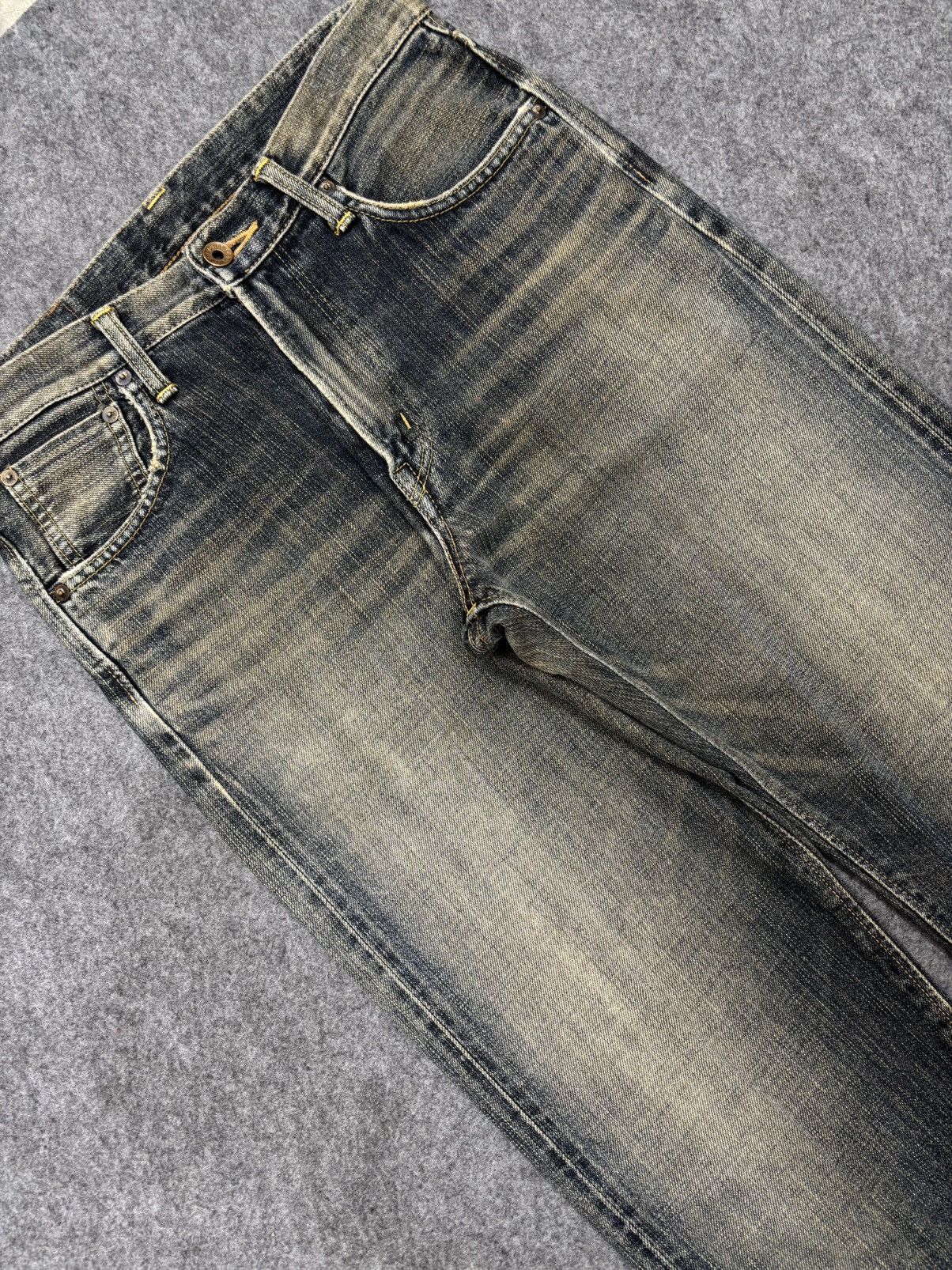 Japanese Brand 💥Insane 90s Mudwash💥Rare Edwin Rusty Selvedge Denim F659 Size US 30 / EU 46 - 6 Thumbnail