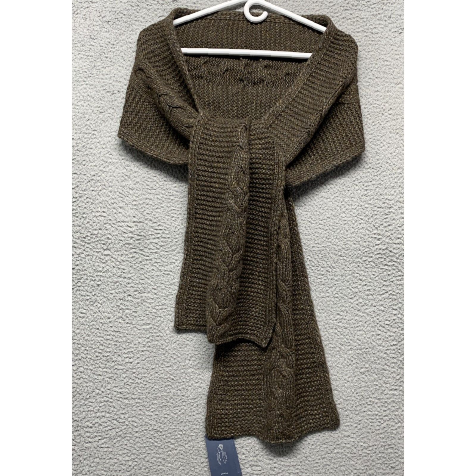 Vintage Universal Threads Scarf Oblong Winter Heather Brown One Size 88” Long NWT Size ONE SIZE - 2 Thumbnail