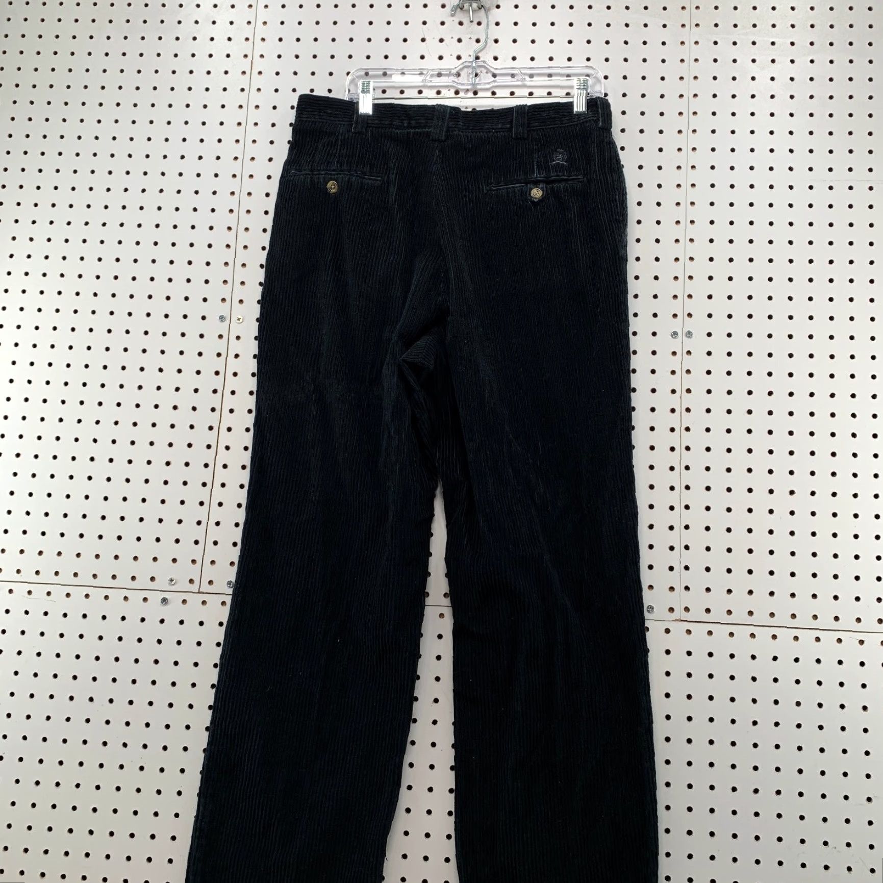 Tommy Hilfiger VINTAGE Tommy Hilfiger Corduroy Pants Mens 34x31 Black Pleated Pants Mens Black Corduroy 80s 90s Tommy Hilfiger Mens Size US 34 / EU 50 - 7 Thumbnail