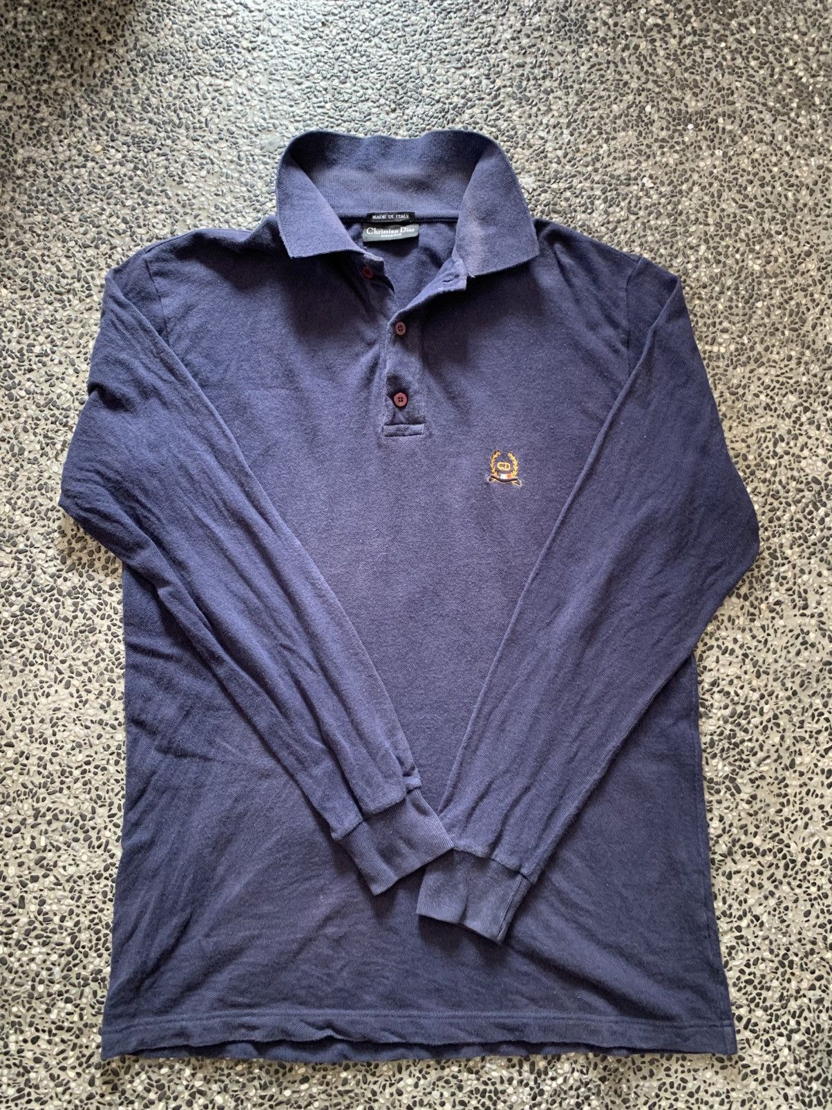 Christian Dior Monsieur Vintage Christian Dior Long Sleeve Polo Shirt Size US M / EU 48-50 / 2 - 11 Thumbnail