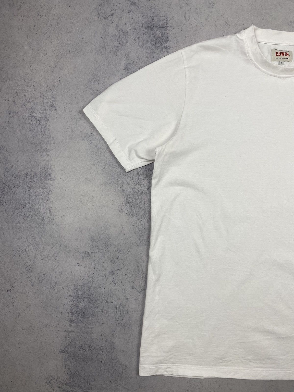 Edwin Edwin Japanese Band Whit Cotton T Shirt Size L Size US L / EU 52-54 / 3 - 4 Thumbnail