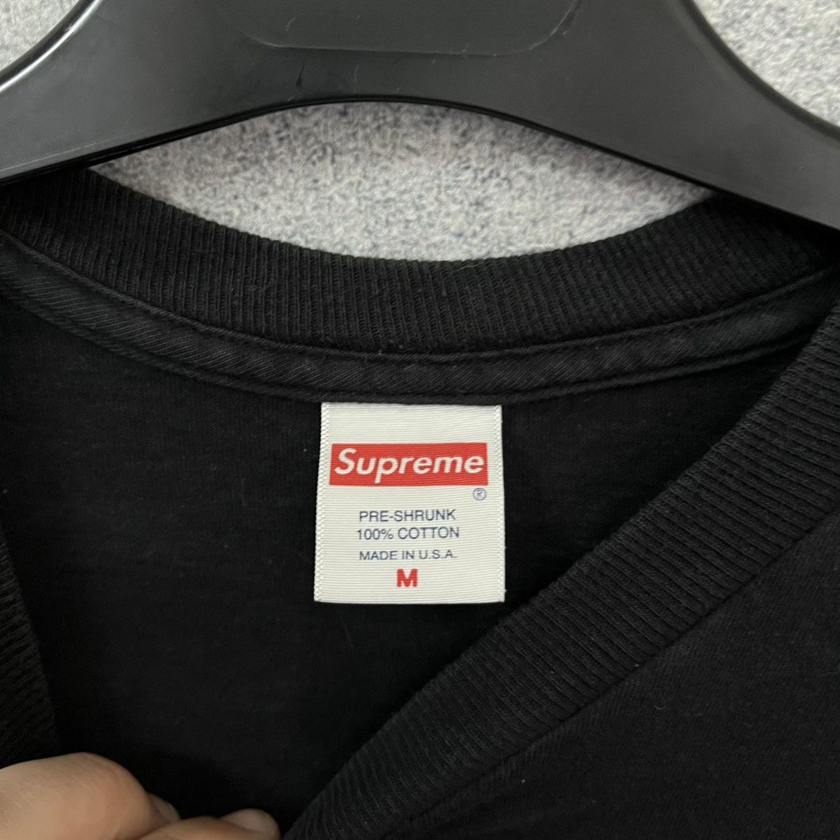 Supreme Supreme T-Shirt Big Logo Black Size US M / EU 48-50 / 2 - 10 Thumbnail