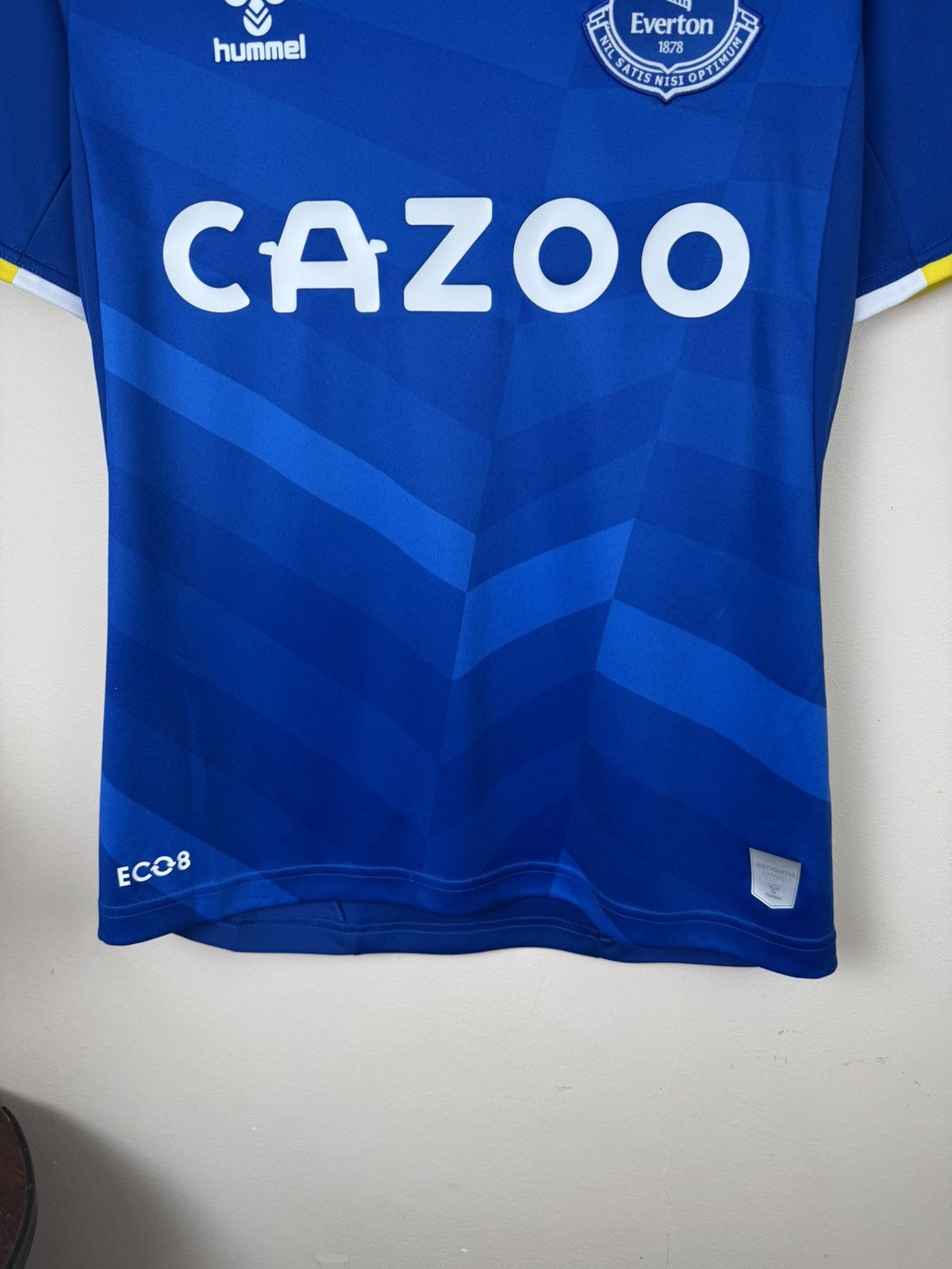 Hummel Hummel Everton FC 2021-22 Official Home Soccer Jersey S Size US S / EU 44-46 / 1 - 7 Thumbnail