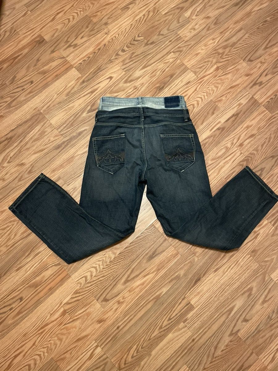 American Eagle Outfitters × Vintage Double Denim “Joeyy” Inspired Jeans Size US 34 / EU 50 - 3 Thumbnail