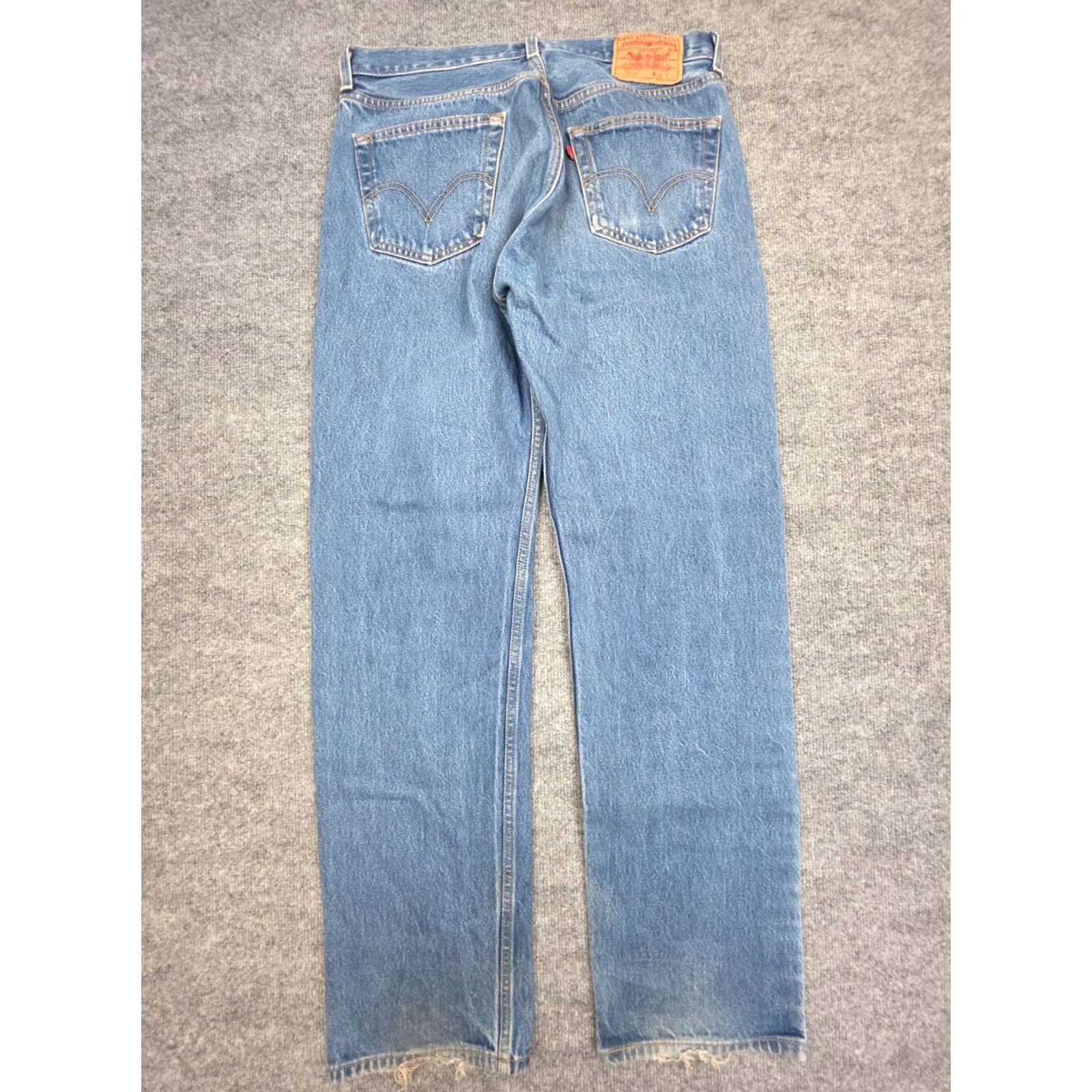 Levi's VINTAGE Levi’s 501 Jeans Mens 32 Blue Distressed Y2K Size US 32 / EU 48 - 2 Thumbnail