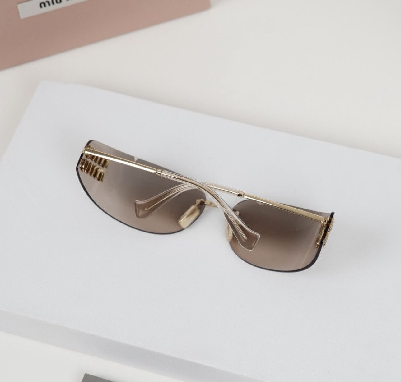 Miu Miu NEW Miu Miu sunglasses MU A51S 5AK20P Size ONE SIZE - 4 Thumbnail