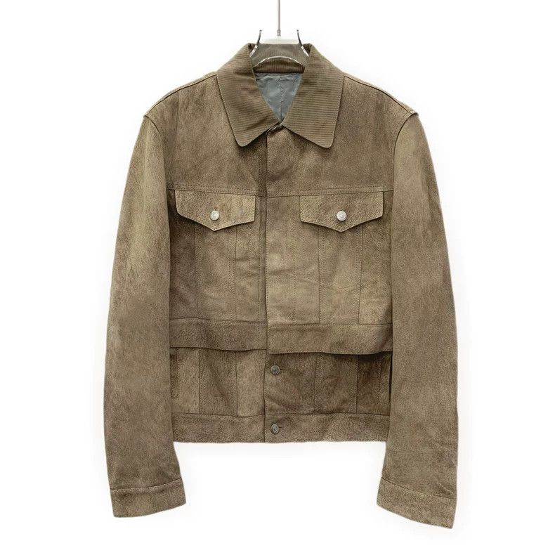 Dior × Hedi Slimane Dior Homme 05FW Suede Jakcet | Grailed