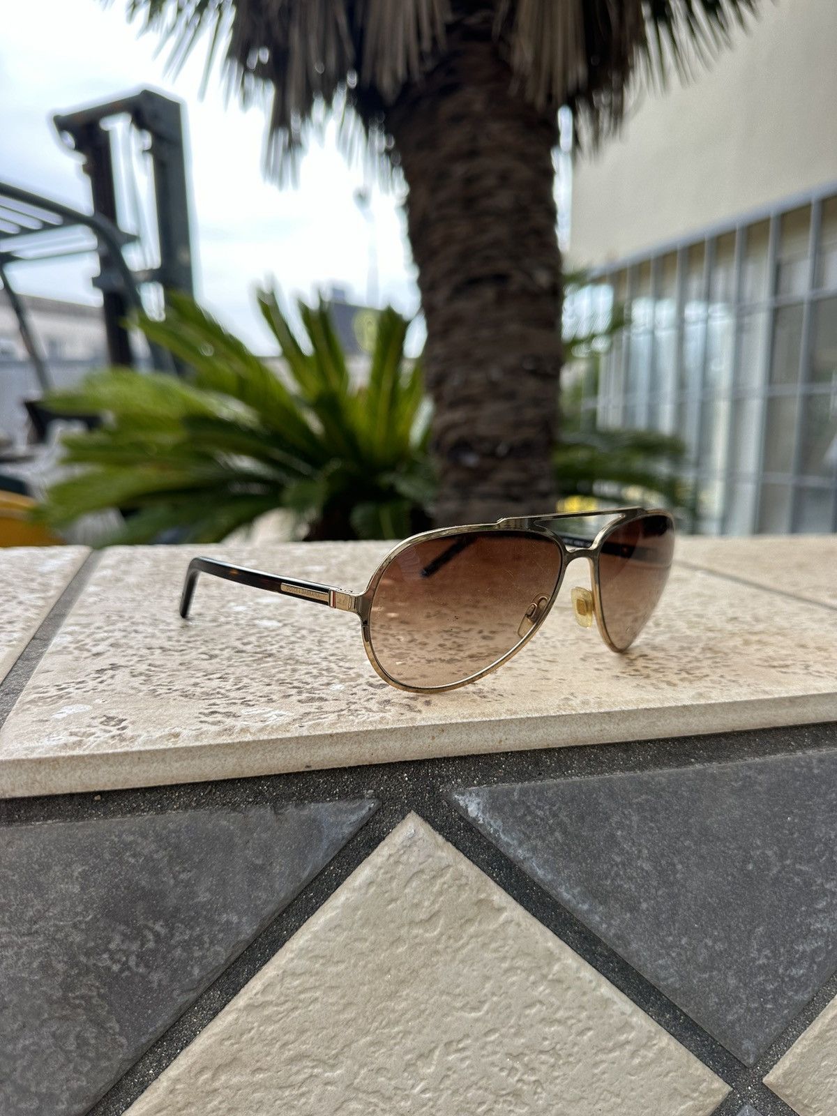 Dolce & Gabbana Dolce&Gabbana Sunglasses Vintage Aviator DG 2081 Size ONE SIZE - 1 Thumbnail