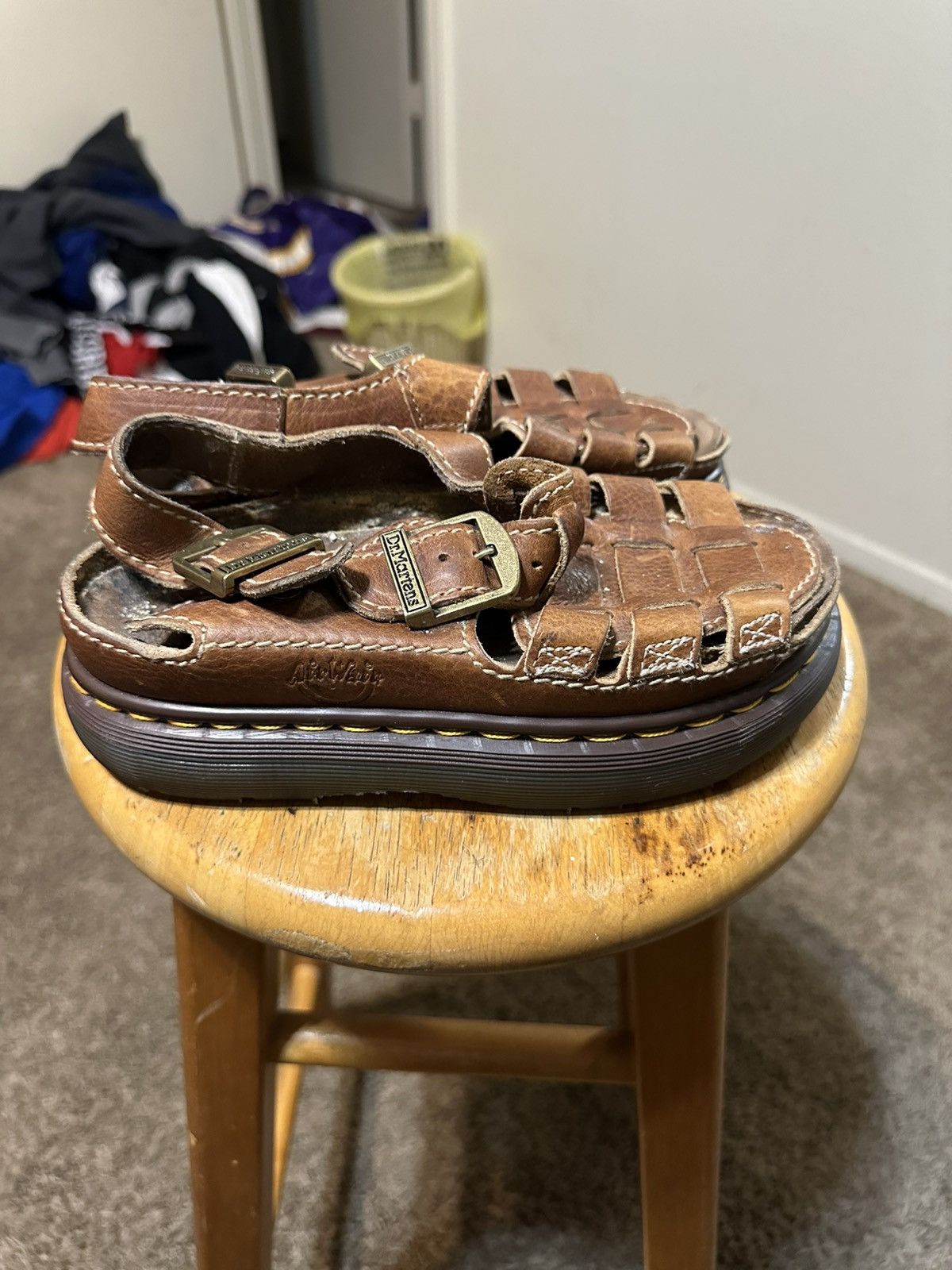 Dr. Martens Vintage Dr. Martens “fisherman brown” sandals 90s size 4 Size US 4 / IT 34 - 1 Thumbnail