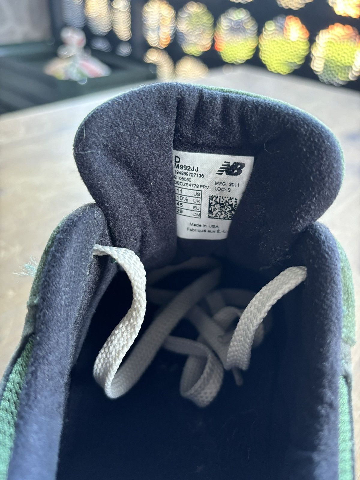 JJJJound × New Balance New Balance 992 Jjjjound Green Size US 11 / EU 44 - 7 Thumbnail