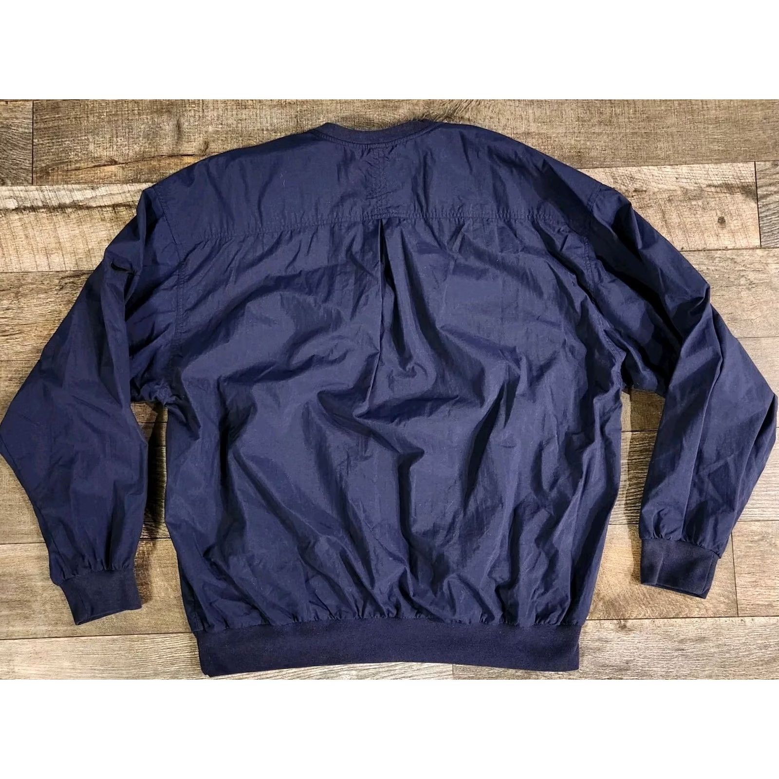 Nike VINTAGE Nike Golf Pullover Sweatshirt 90s Windbreaker Navy Blue XL Men Size US XL / EU 56 / 4 - 5 Thumbnail