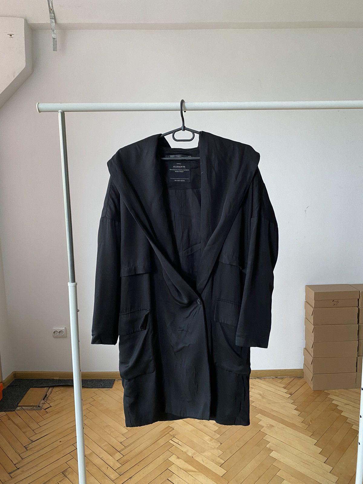 Allsaints Allsaints Japan Style Oversize Mantle kimono Jacket Size US S / EU 44-46 / 1 - 2 Thumbnail