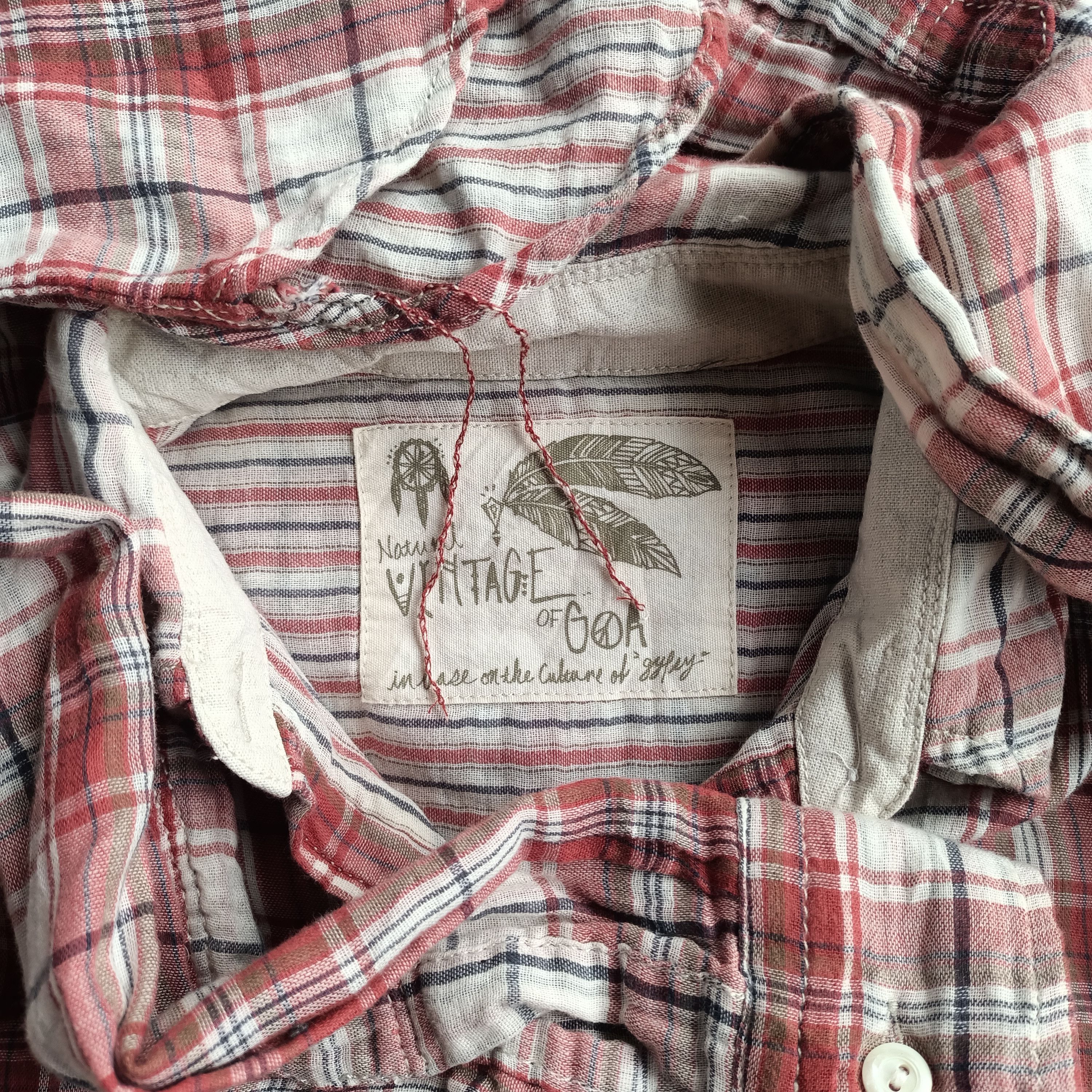 GOA GOA japanese brand plaid Ls shirt Size US S / EU 44-46 / 1 - 10 Thumbnail