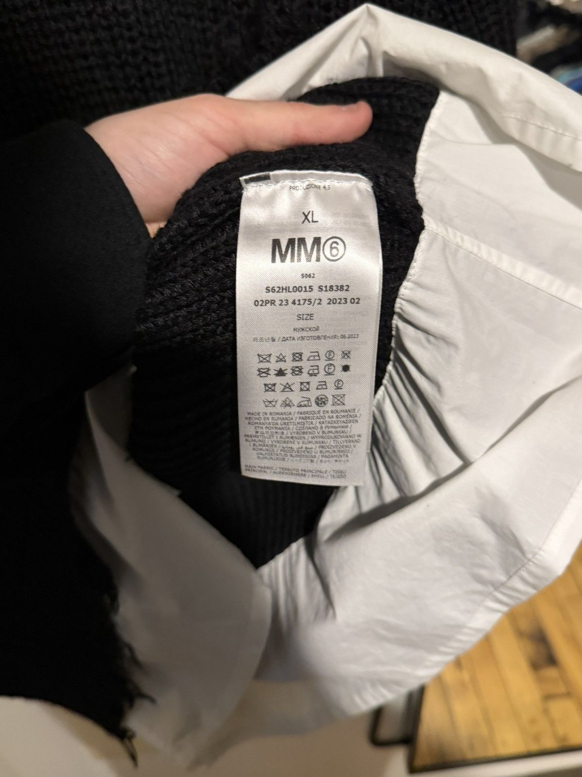 MM6 MM6 maison margiela hybrid distressed sweater Size US XL / EU 56 / 4 - 9 Thumbnail