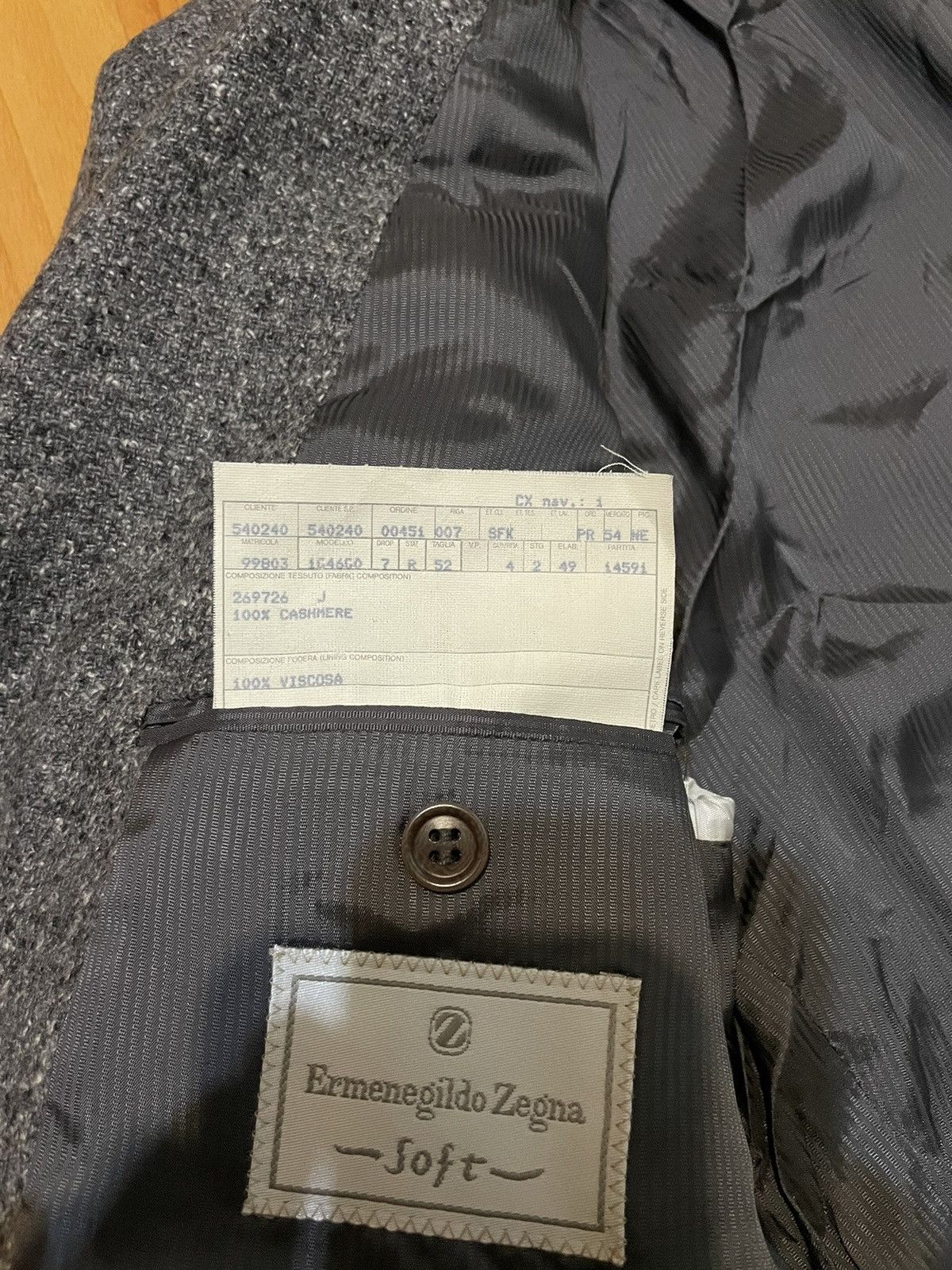 Ermenegildo Zegna Ermenegildo Zegna Cashmere Blazer Jacket Large Soft Coat Size 52R - 13 Thumbnail