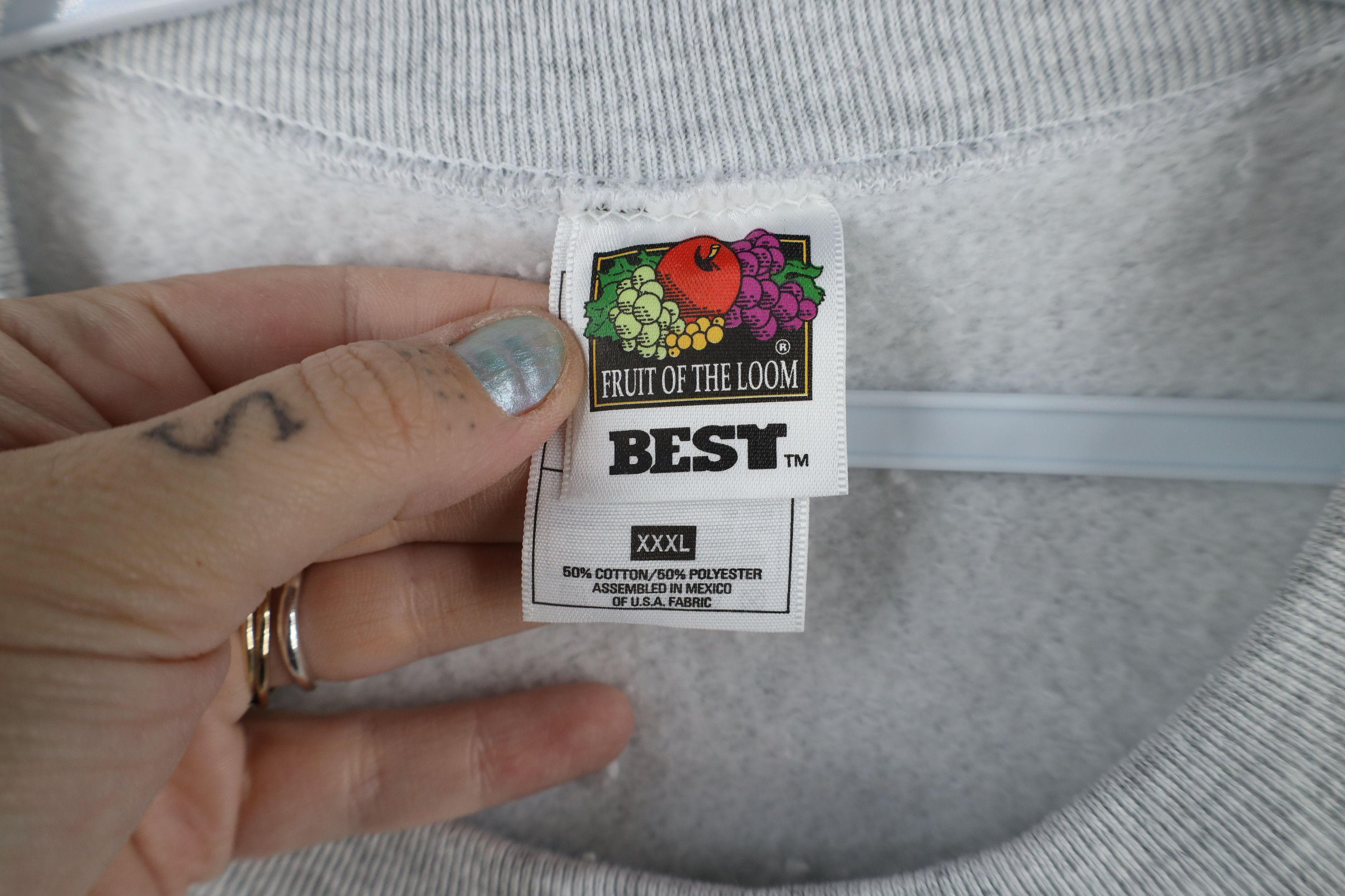 Vintage Vintage Y2K 2001 Indivisible USA Flag Eagle Sweatshirt Gray Size US XXL / EU 58 / 5 - 4 Thumbnail