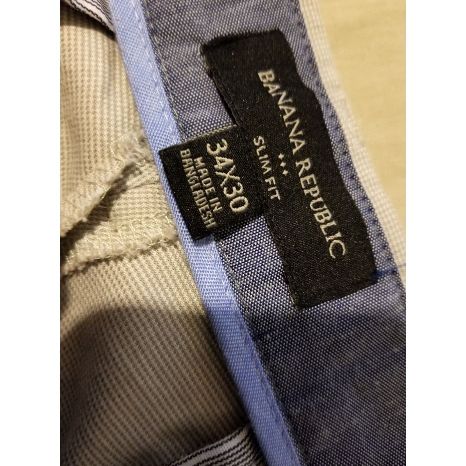 Banana Republic Banana Republic Dress Pants Mens 34x30 Cotton Beige Slack Chino Trousers Smart Slim 30 Inseam Regular Size 34x30 Beige Dress Pants Mens Ban Republic Size US 34 / EU 50 - 5 Thumbnail