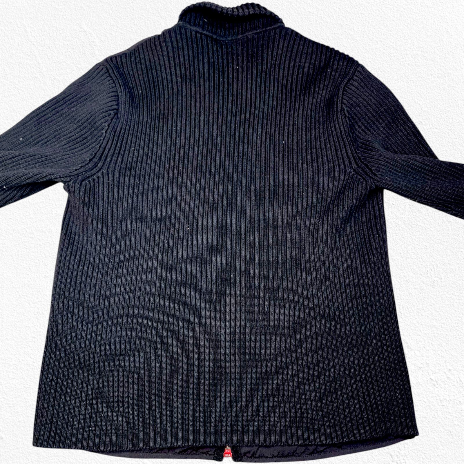 Armani Exchange Armani Exchange Black Ribbed Puffer Front Jacket Size Large Size L / US 10 / IT 46 - 11 Thumbnail