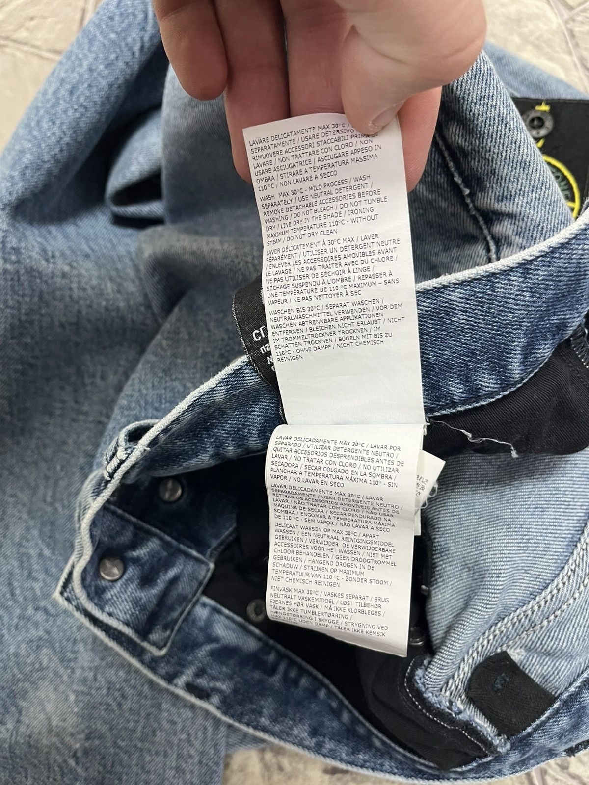 Stone Island Vintage Stone Island Jeans Patch Pocket Straight Fit Casual Size US 32 / EU 48 - 17 Thumbnail