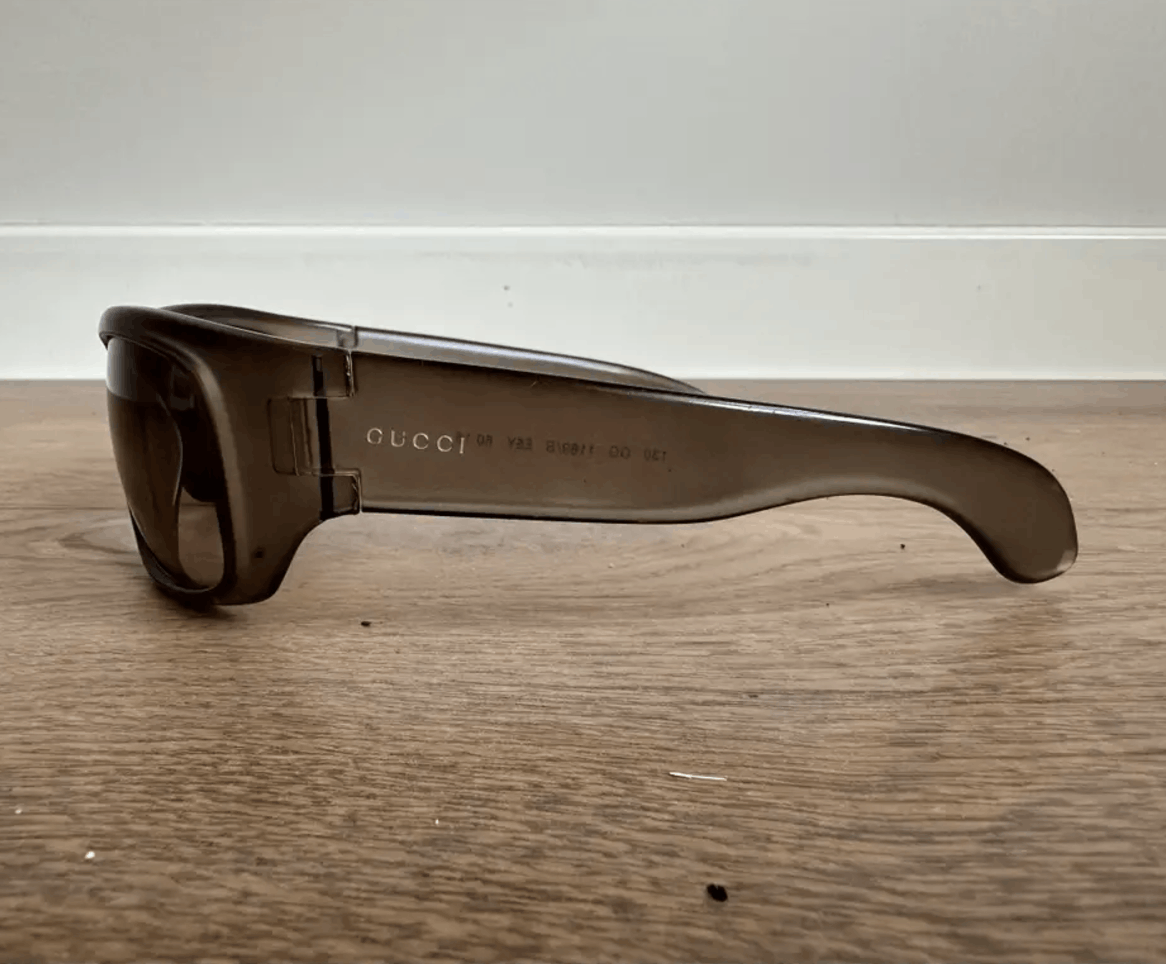 Gucci Gucci Sunglasses 1169 Mask Logo Shield GG Sport Vintage Size ONE SIZE - 2 Thumbnail