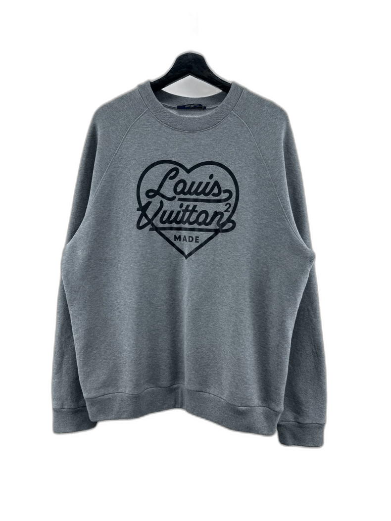 Louis Vuitton Louis Vuitton Nigo Heart Logo Sweatshirt Large -2505 Size US L / EU 52-54 / 3 - 1 Thumbnail