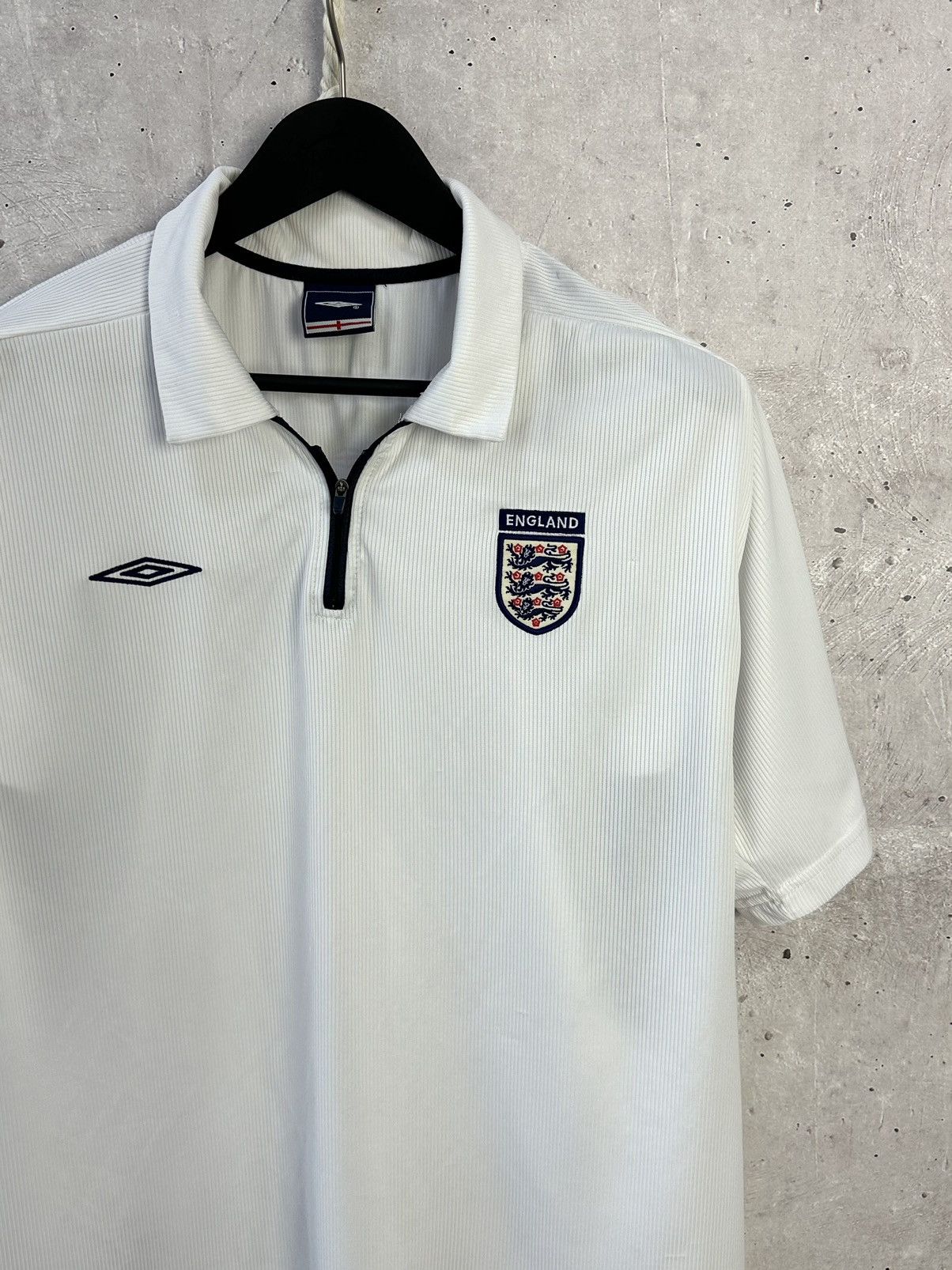 Umbro Vintage Umbro England White Soccer Jersey Size US XL / EU 56 / 4 - 2 Thumbnail