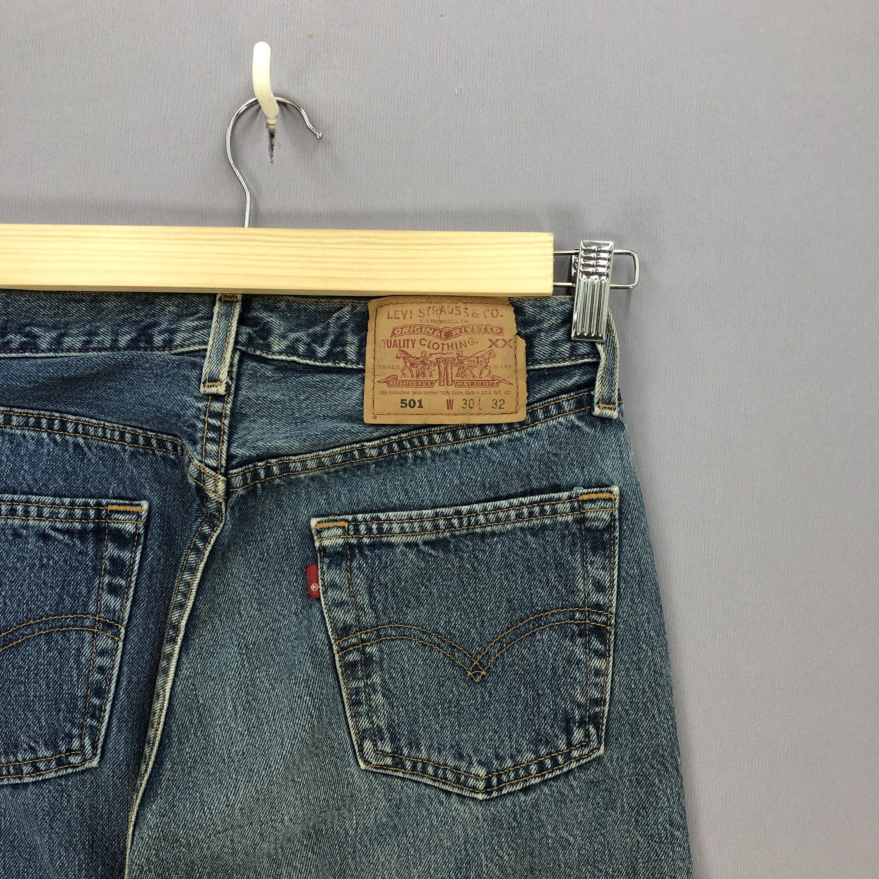 Jean × Levi's × Vintage Vintage Levis 501 Blue Jeans Levi's Faded Stone Wash Denim Size 28" / US 6 / IT 42 - 7 Thumbnail