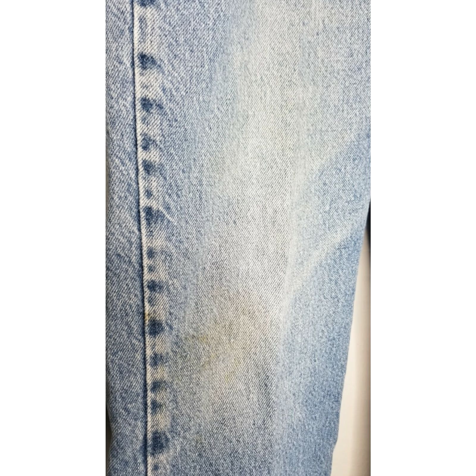 Carhartt Carhartt Men's B18 DST Traditional Fit Denim Blue Jeans 38x30 Distressed Prime 5-Pocket Design Regular Inseam 30 in Belt Loops Logo Size US 36 / EU 52 - 3 Thumbnail