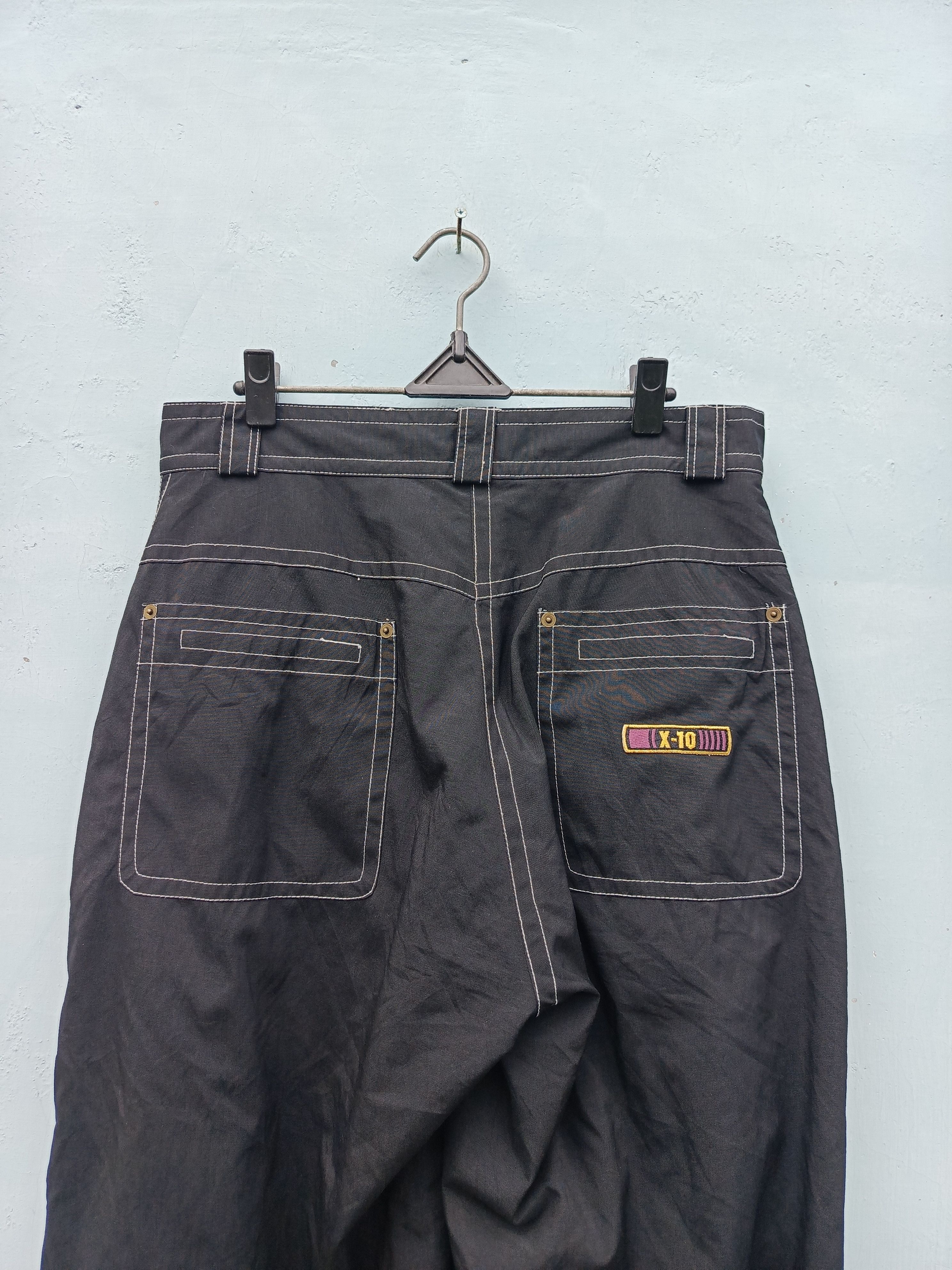 Japanese Brand X-10 black pants Size US 32 / EU 48 - 5 Thumbnail