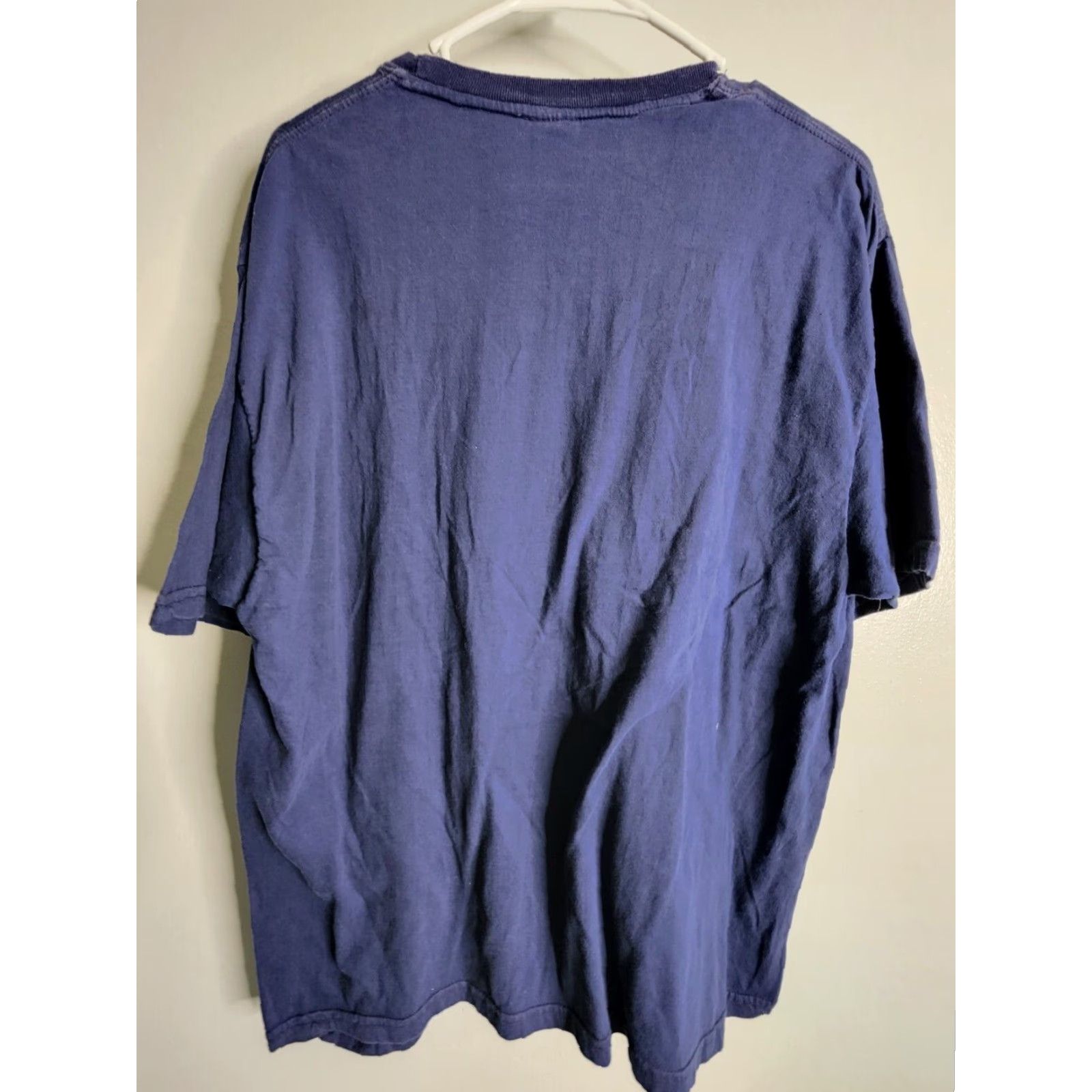 Vintage VINTAGE 90s Nepal Embroidered Yeti Yak Tourist T-Shirt Blue Mens XL Cotton Short Sleeve Size US XL / EU 56 / 4 - 2 Thumbnail