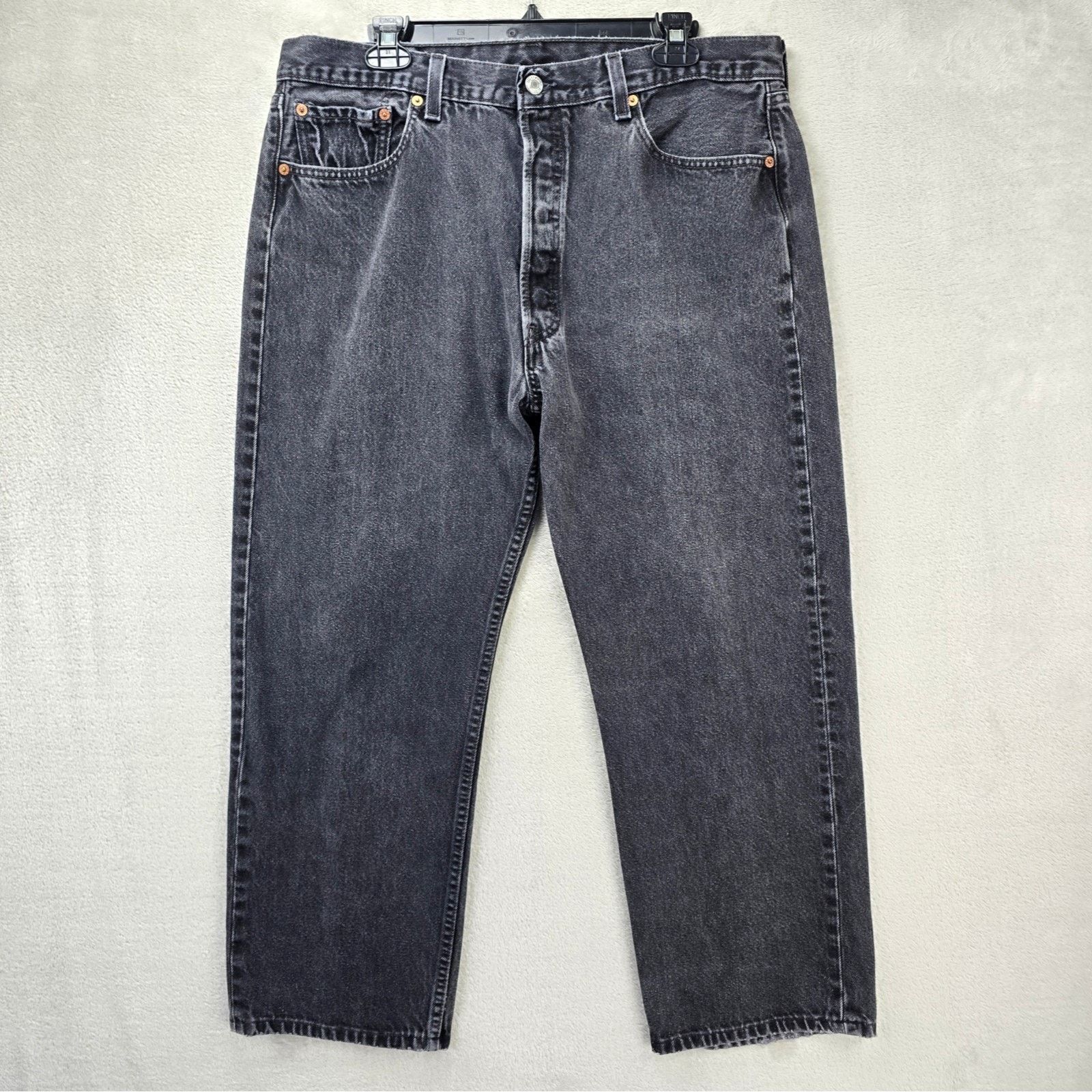 Levi's Vintage 90s Levis 501 Jeans Men 38x30 (Fits 38x26) Black USA Size US 38 / EU 54 - 1 Thumbnail