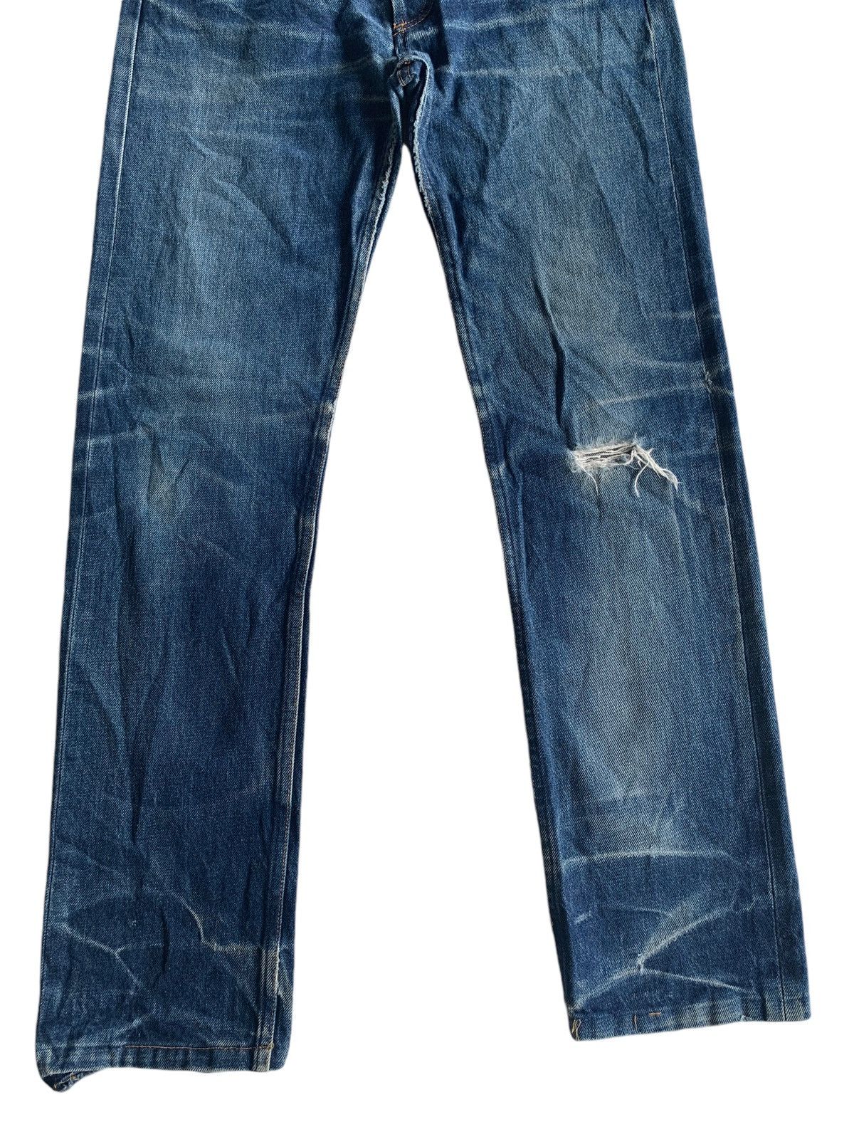 A.P.C. × Japanese Brand × Vintage A.P.C Selvedge Distressed Denim Size US 29 - 5 Thumbnail