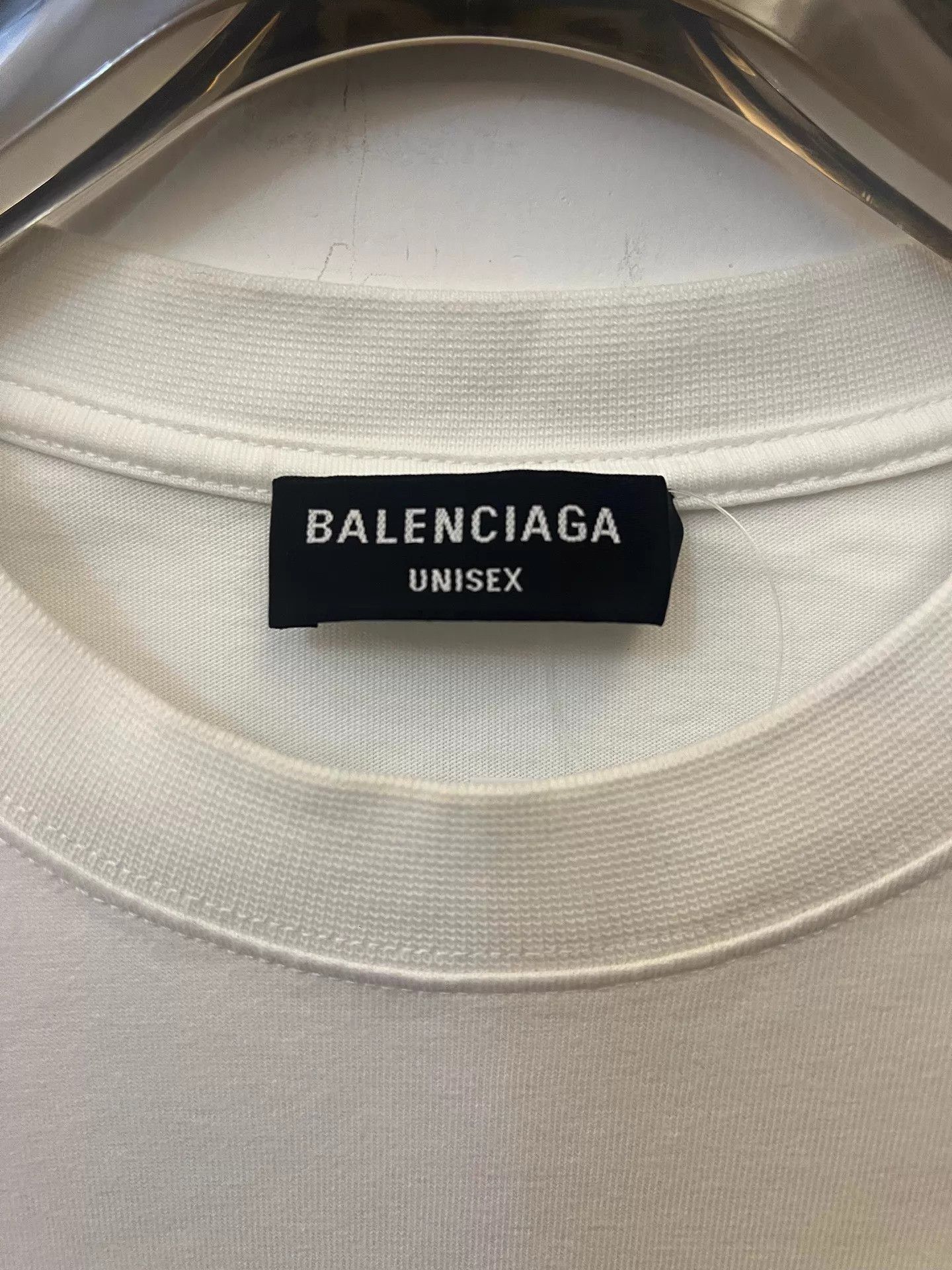 Balenciaga Balenciaga SS22 Plain Digital Print Crew Neck White T-Shirt XS Size US XS / EU 42 / 0 - 2 Thumbnail