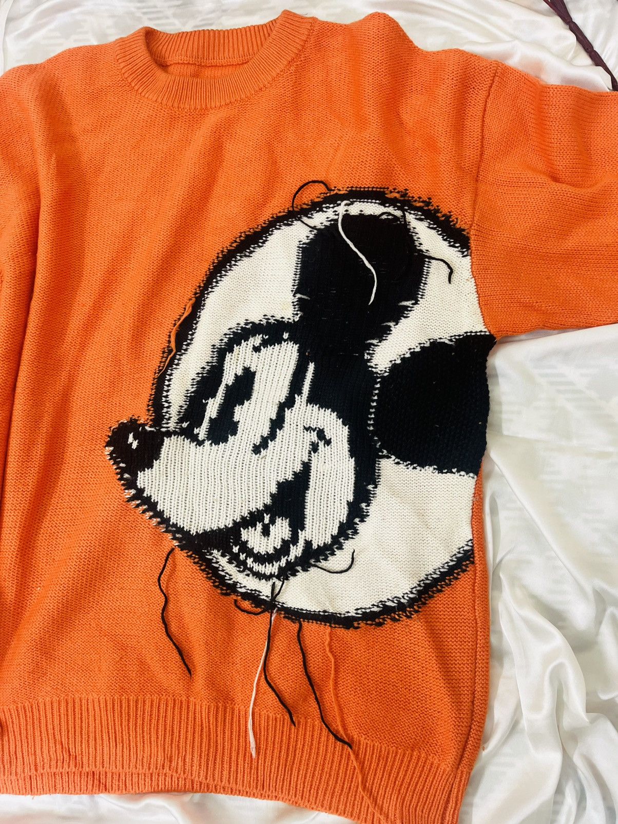 Other Oversized orange graphic mickey mouse sweater Size L / US 10 / IT 46 - 2 Thumbnail
