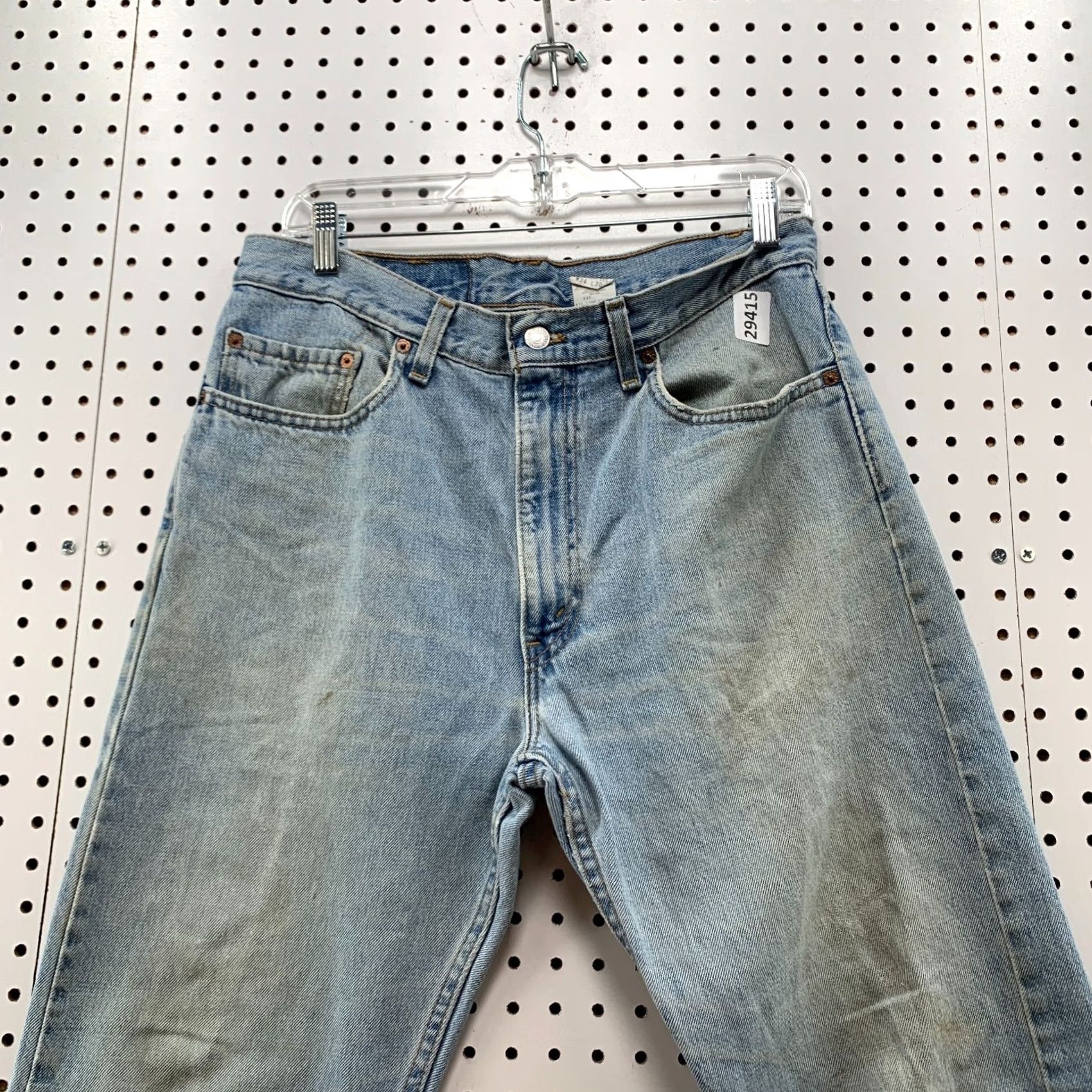 Levi's VINTAGE Levis 505 Jeans Denim Mens Size Regular Straight Fit 33X30 USA 90s Fits Size US 33 - 4 Thumbnail