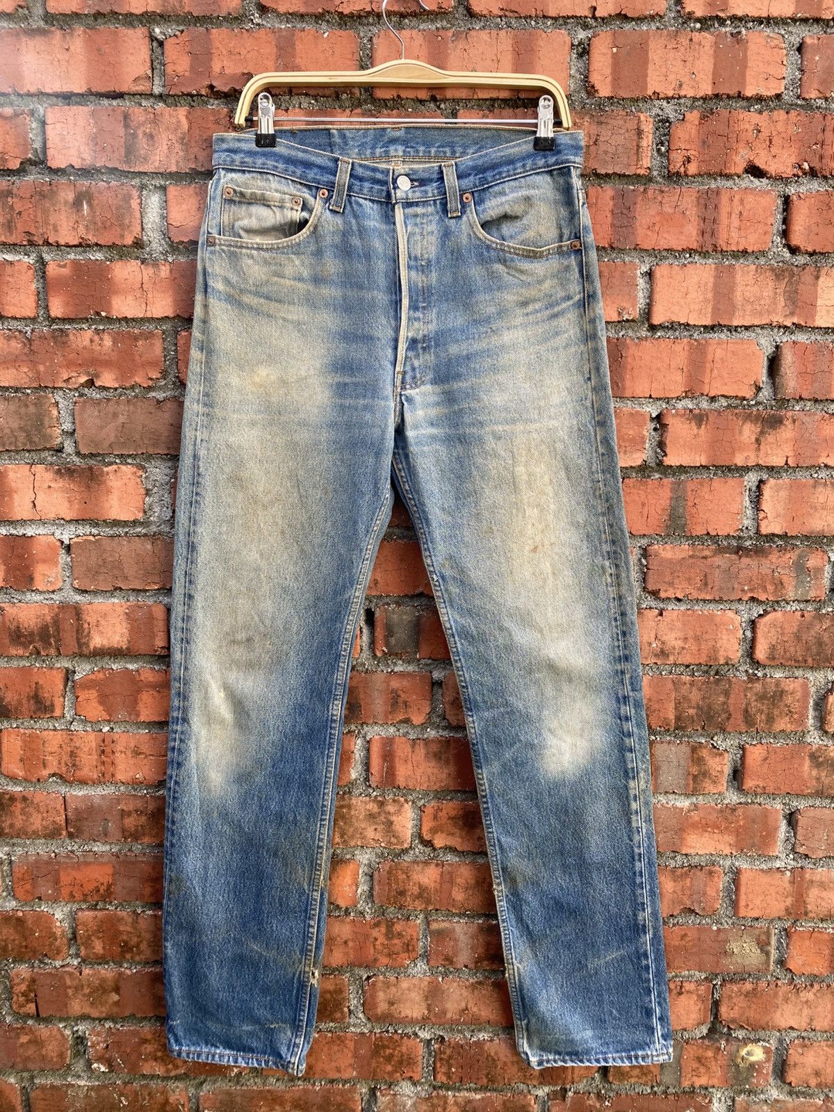 Levi's Vintage Clothing W32x33 Vintage levi's 501xx made in USA dirt Size US 32 / EU 48 - 1 Thumbnail