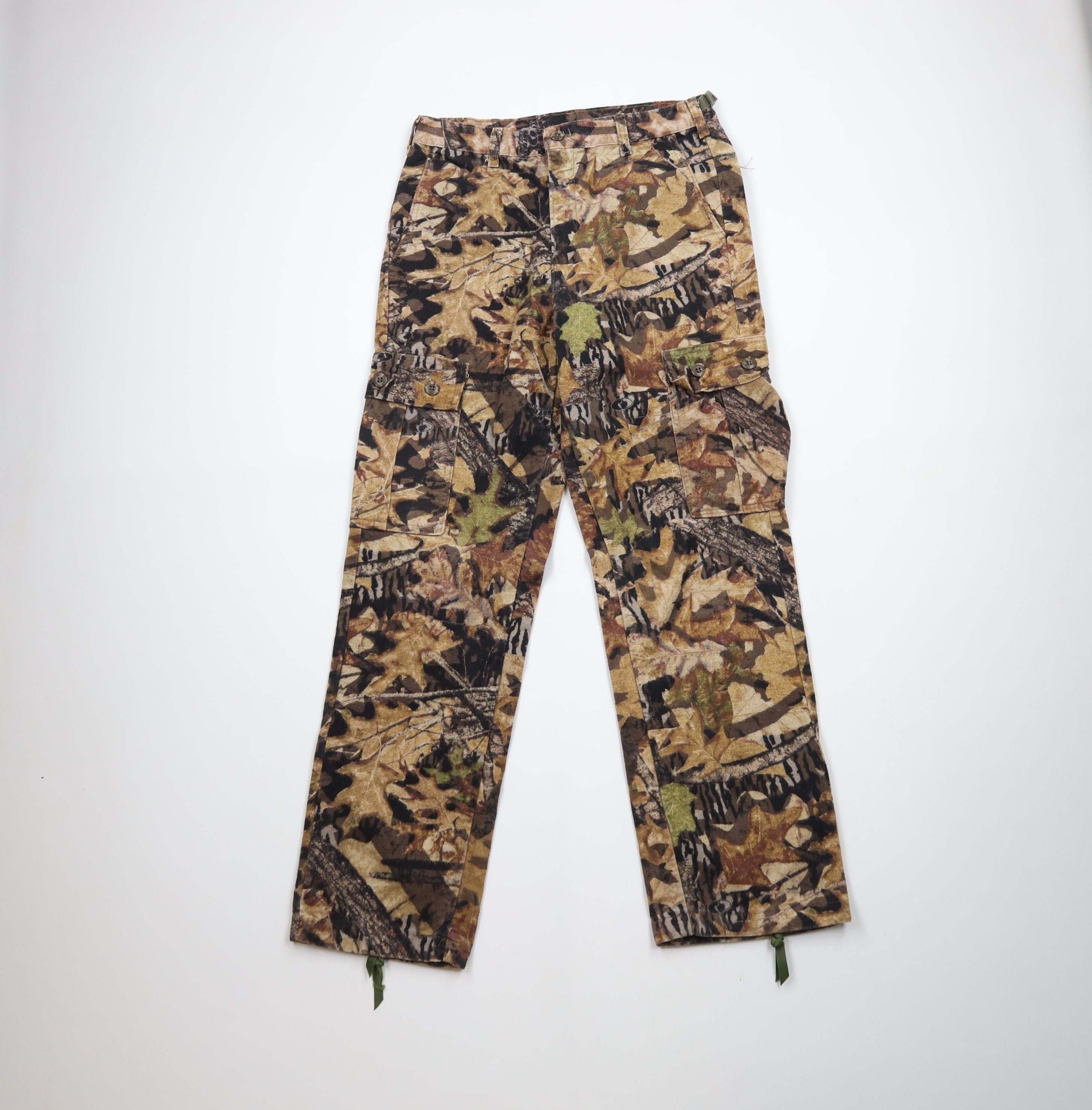 Vintage 90s Mossy Oak Camouflage Cloth Cargo Pants USA