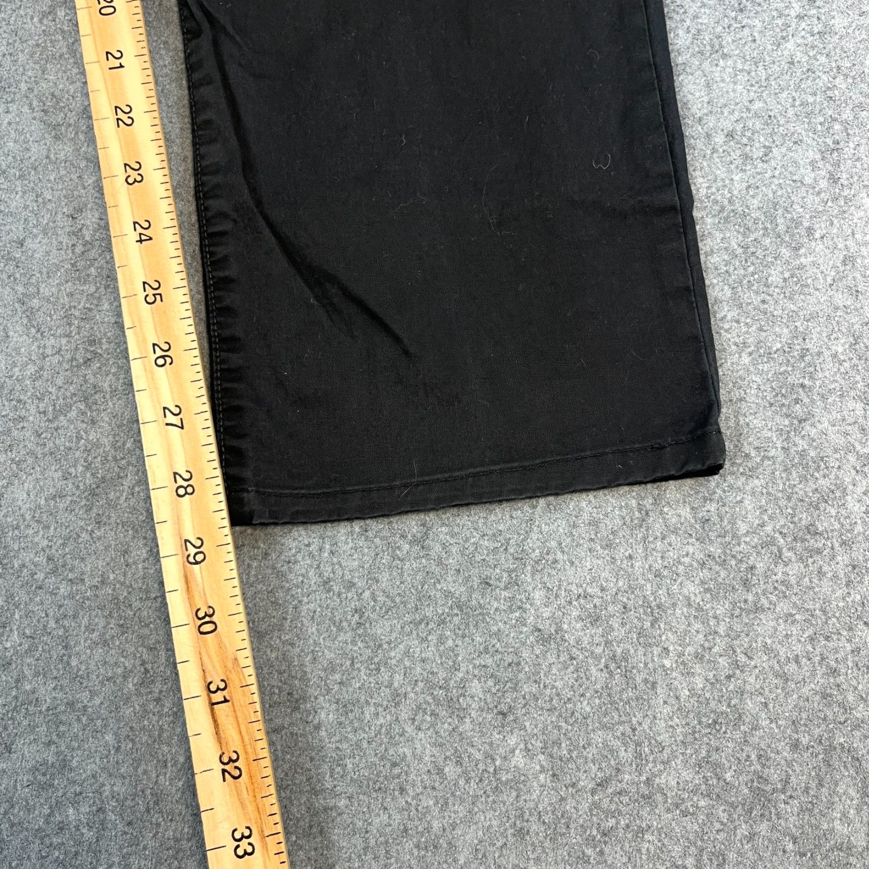 Vintage Armani Jeans Jeans Regular Straight 30 30 Dark Black Stretch Button Fly Mens Size US 30 / EU 46 - 4 Thumbnail