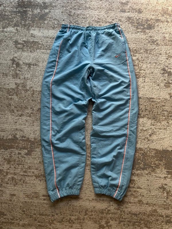 Nike OG Nike Sz M Baby Blue Track Pants Vintage 2004 Rare Baggy Size US 33 - 12 Thumbnail