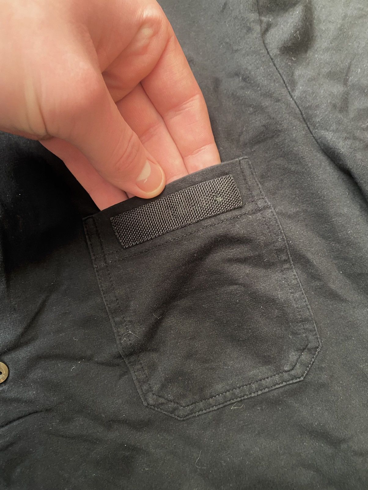 Prada × Vintage Prada polo Pocket shirt black logo rarity XL Black Size US XL / EU 56 / 4 - 4 Thumbnail