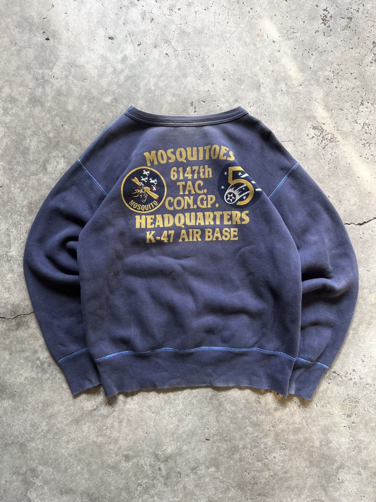 Buzz Rickson's BUZZ RICKSON'S "Mosquitoes" K-47 Air Base Loopwheel Sweater Size US M / EU 48-50 / 2 - 9 Thumbnail