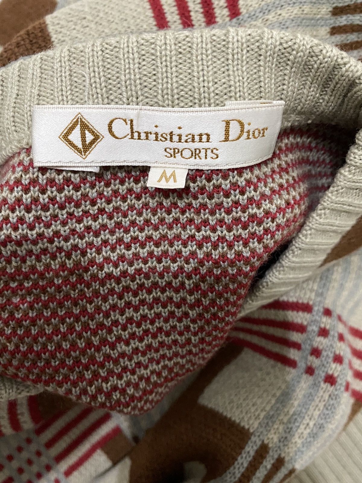 Christian Dior Monsieur 🔥Christian Dior Sports Chekered Sweater Knitwear Size US M / EU 48-50 / 2 - 7 Thumbnail