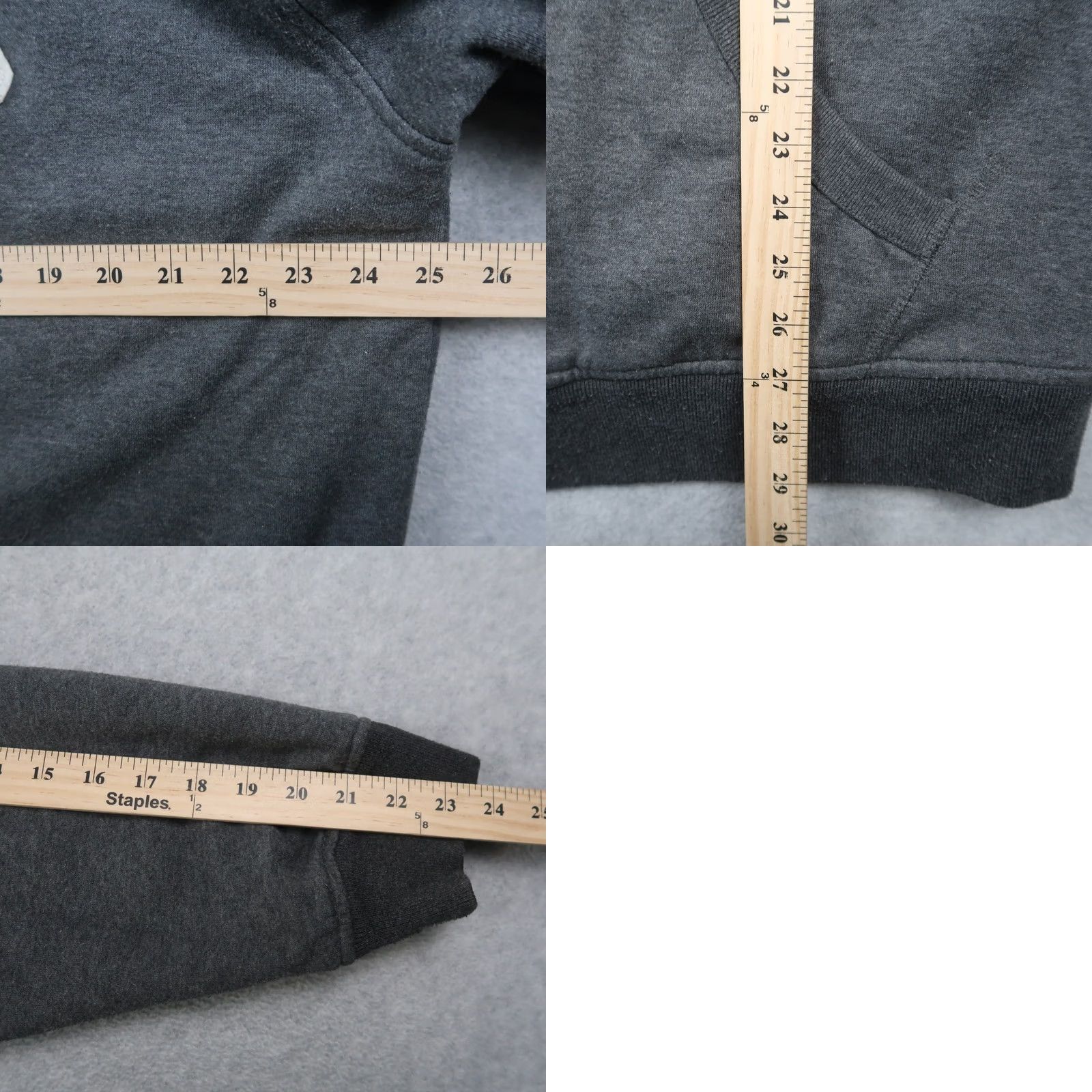 Logo 7 VINTAGE ecko Hoodie Main Logo Crest Embroidered Gray Zip Fur Fleece 90s Hip Hop Size XL Mens Size US XL / EU 56 / 4 - 8 Thumbnail