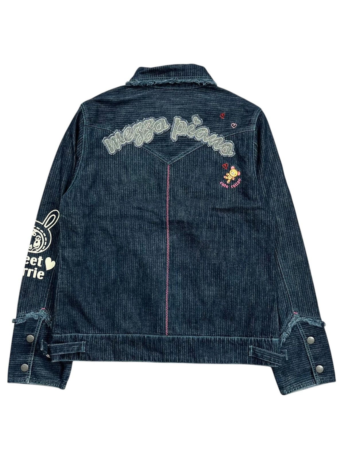 Angel Blue 2000s Mezzo Piano - Sweet Berrie Denim Jacket Size M / US 6-8 / IT 42-44 - 1 Thumbnail