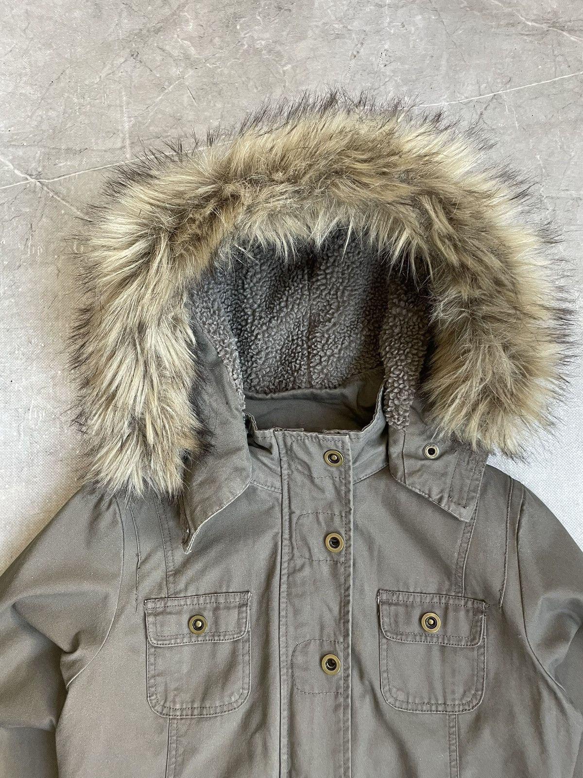 Yohji Yamamoto Green Fur Jacket Vintage Military Style hysteric glamour y2k Size US S / EU 44-46 / 1 - 6 Thumbnail