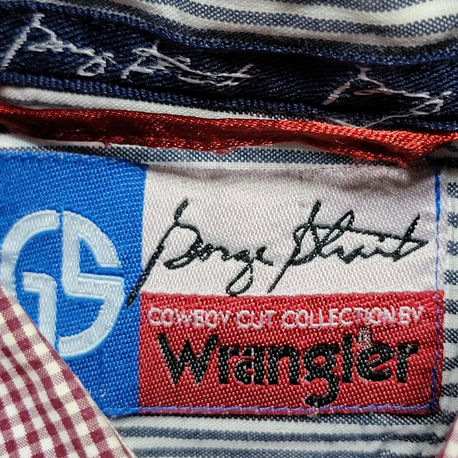 Wrangler George Strait Cowboy Cut by Wrangler LS Western Shirt -Large Size US L / EU 52-54 / 3 - 5 Thumbnail