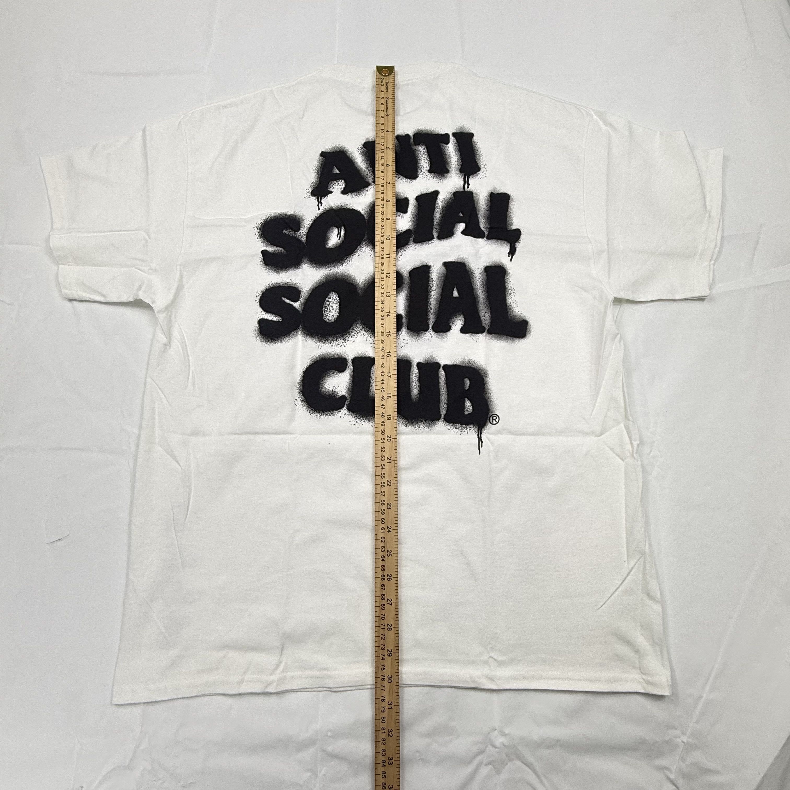 Anti Social Social Club Anti Social Social Club Burn It Down Spray Paint Tee XL NEW Size US XL / EU 56 / 4 - 3 Thumbnail