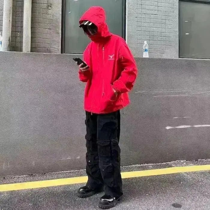 Japanese Brand Black Cargo Pants Size US 32 / EU 48 - 3 Thumbnail